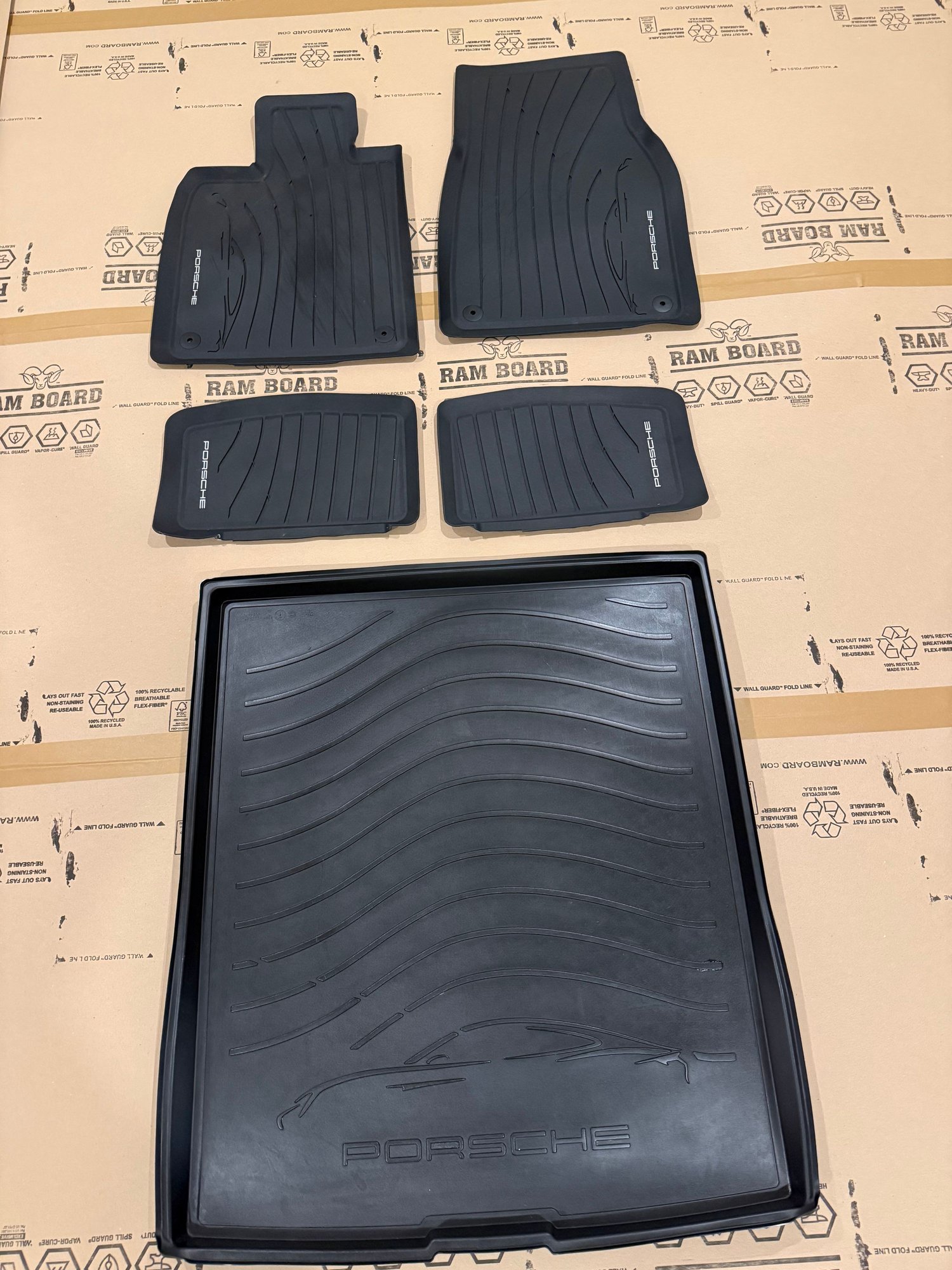 Miscellaneous - Taycan All Weather Floor mats -- Porsche OEM - Used - 2021 to 2026 Porsche Taycan - Mclean, VA 22101, United States