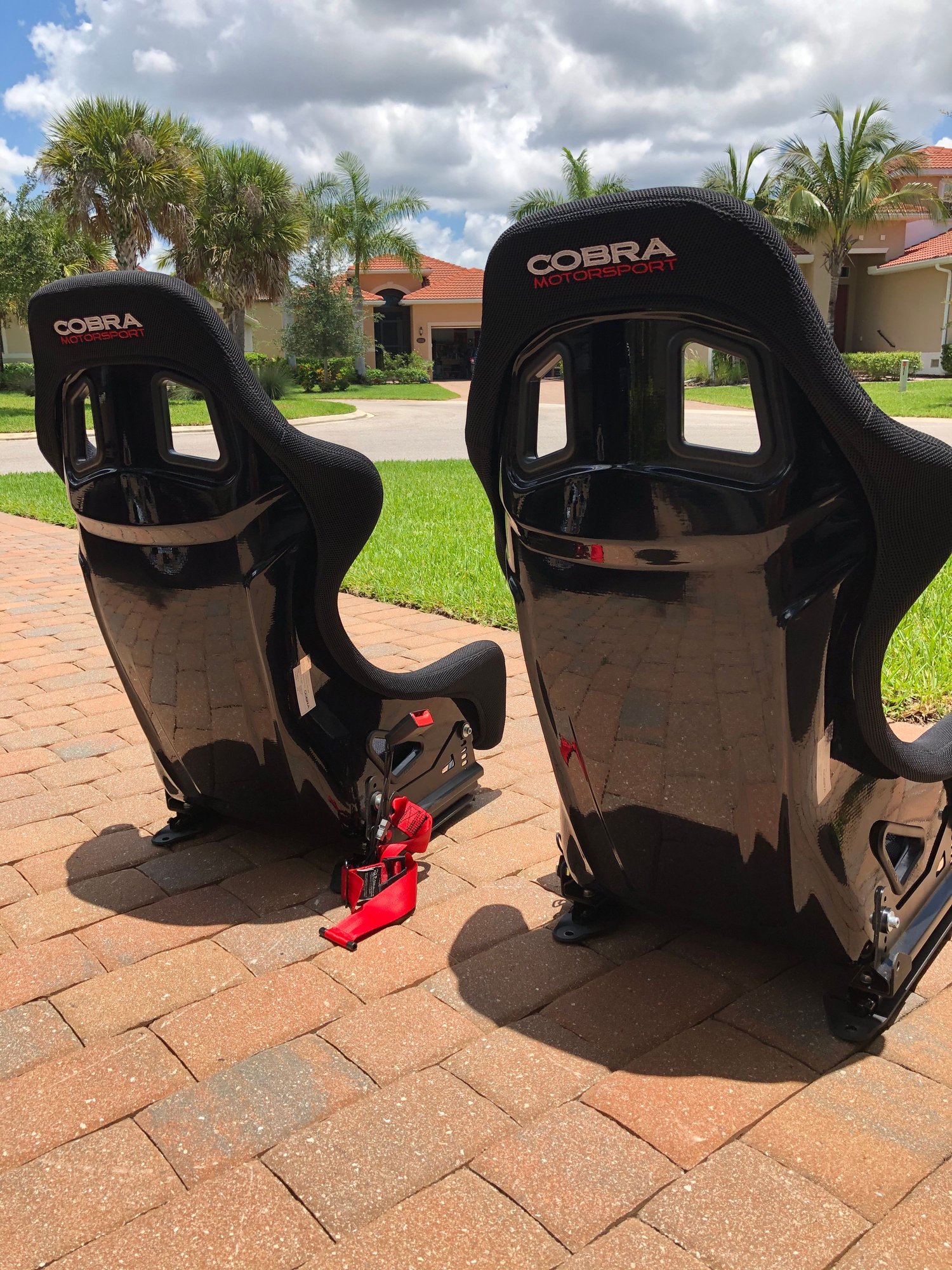Interior/Upholstery - Racing Seats by Cobra Motorsports With Adjustable Seat Base Assembly - Used - 2005 to 2012 Porsche 911 - Fort Myers, FL 33908, United States