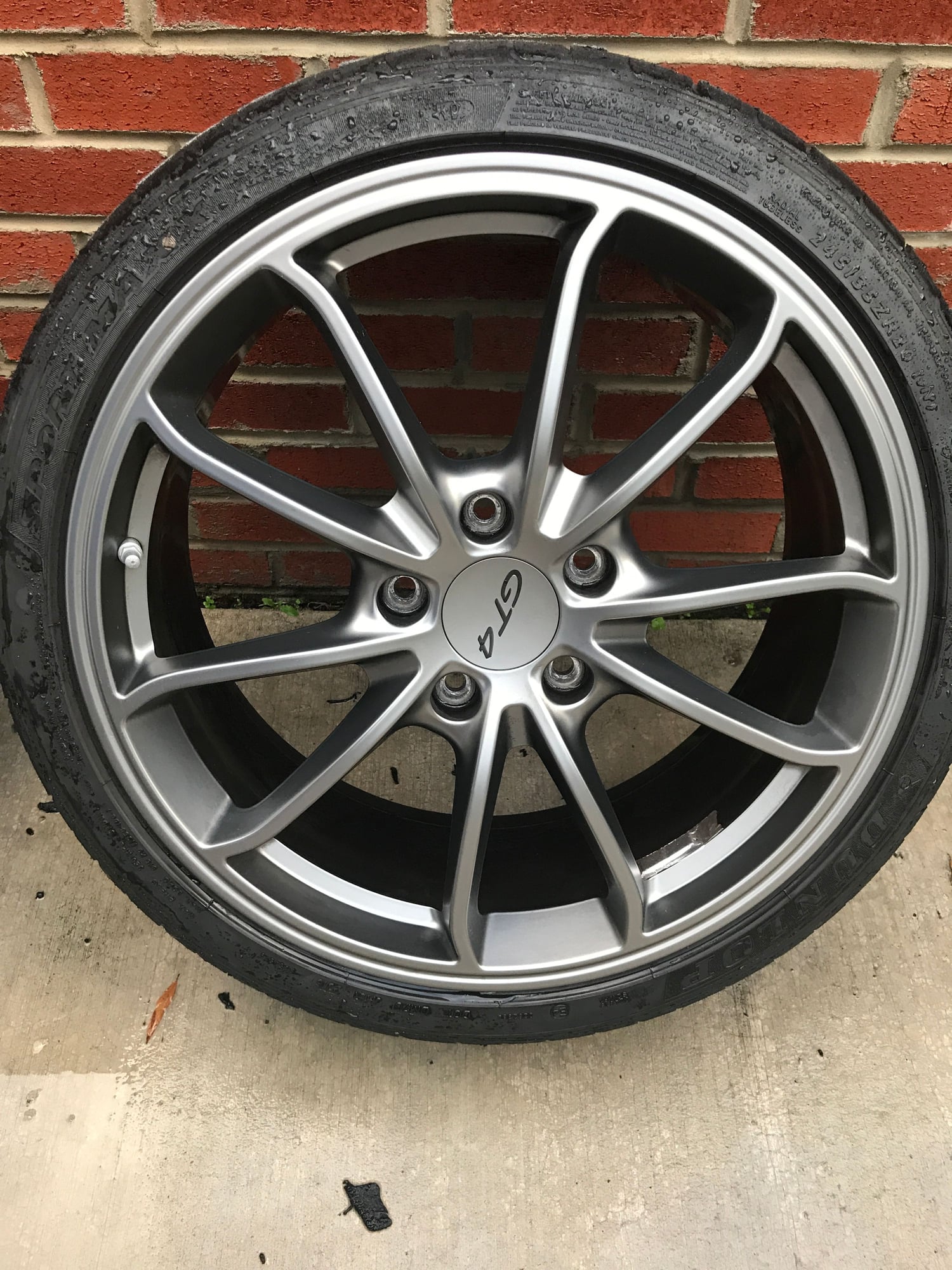 Wheels and Tires/Axles - OEM GT4 Wheels and Tires Platinum - Used - 2016 Porsche Cayman GT4 - Washington, DC 20007, United States