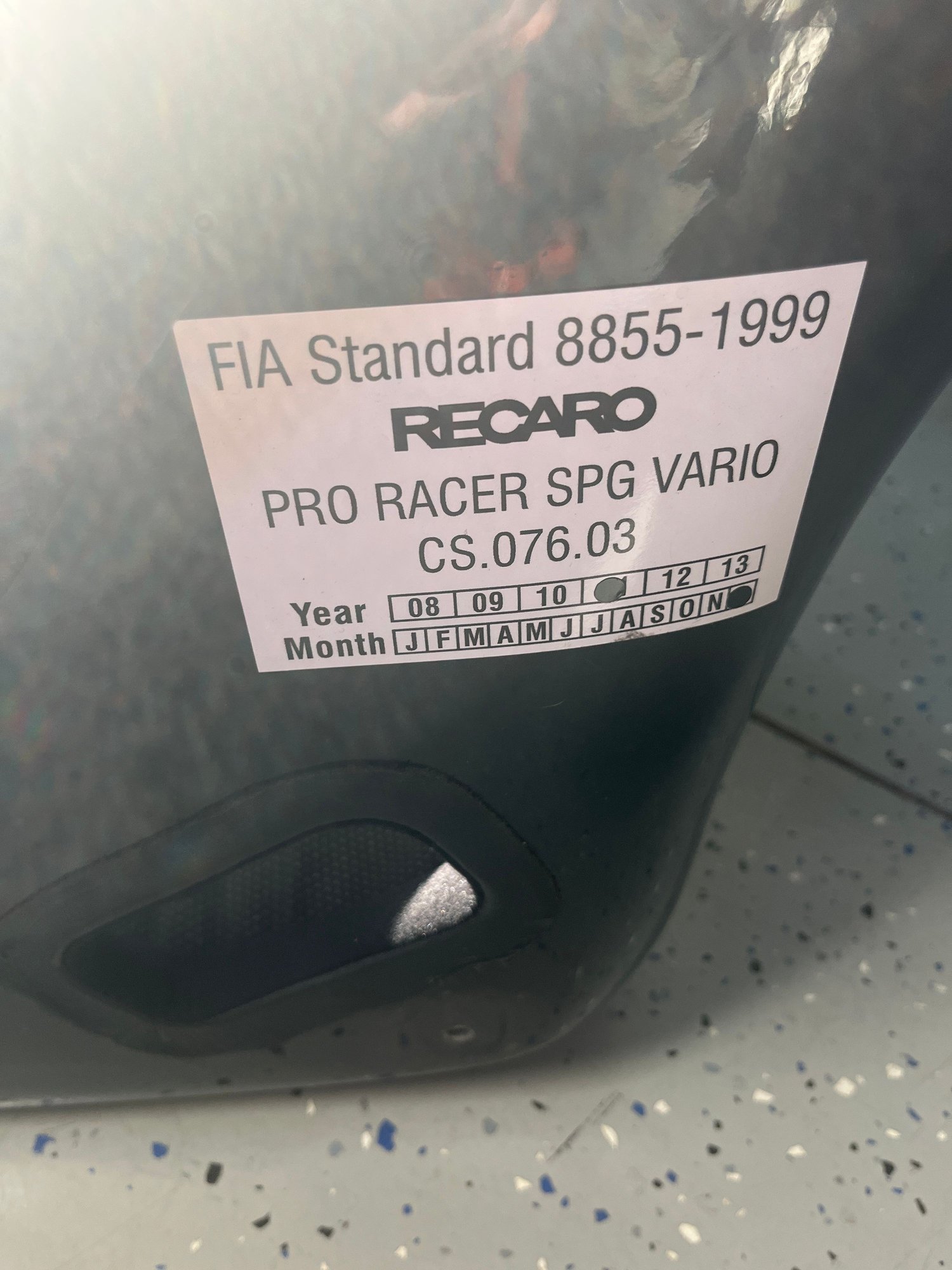 Interior/Upholstery - Recaro Pro Racer SPG Vario Seat - Used - 2019 Porsche 718 Cayman - Gainesville, FL 32653, United States