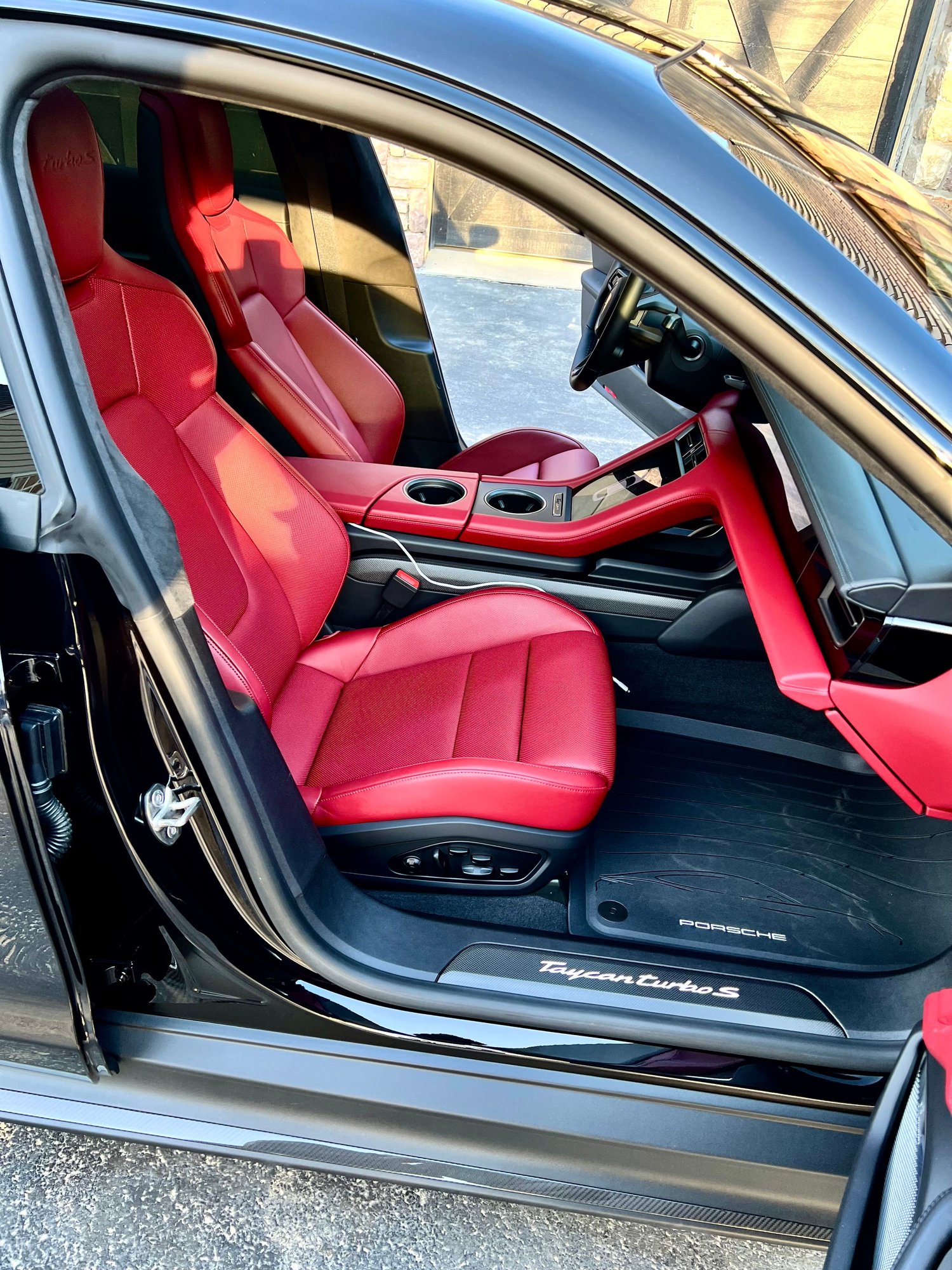 2021 Porsche Taycan - 2021 Taycan Turbo S Black/Red (Philly Area) - Used - VIN WP0AC2Y14MSA62258 - 4,500 Miles - Other - 4WD - Automatic - Sedan - Black - Chadds Ford, PA 19317, United States