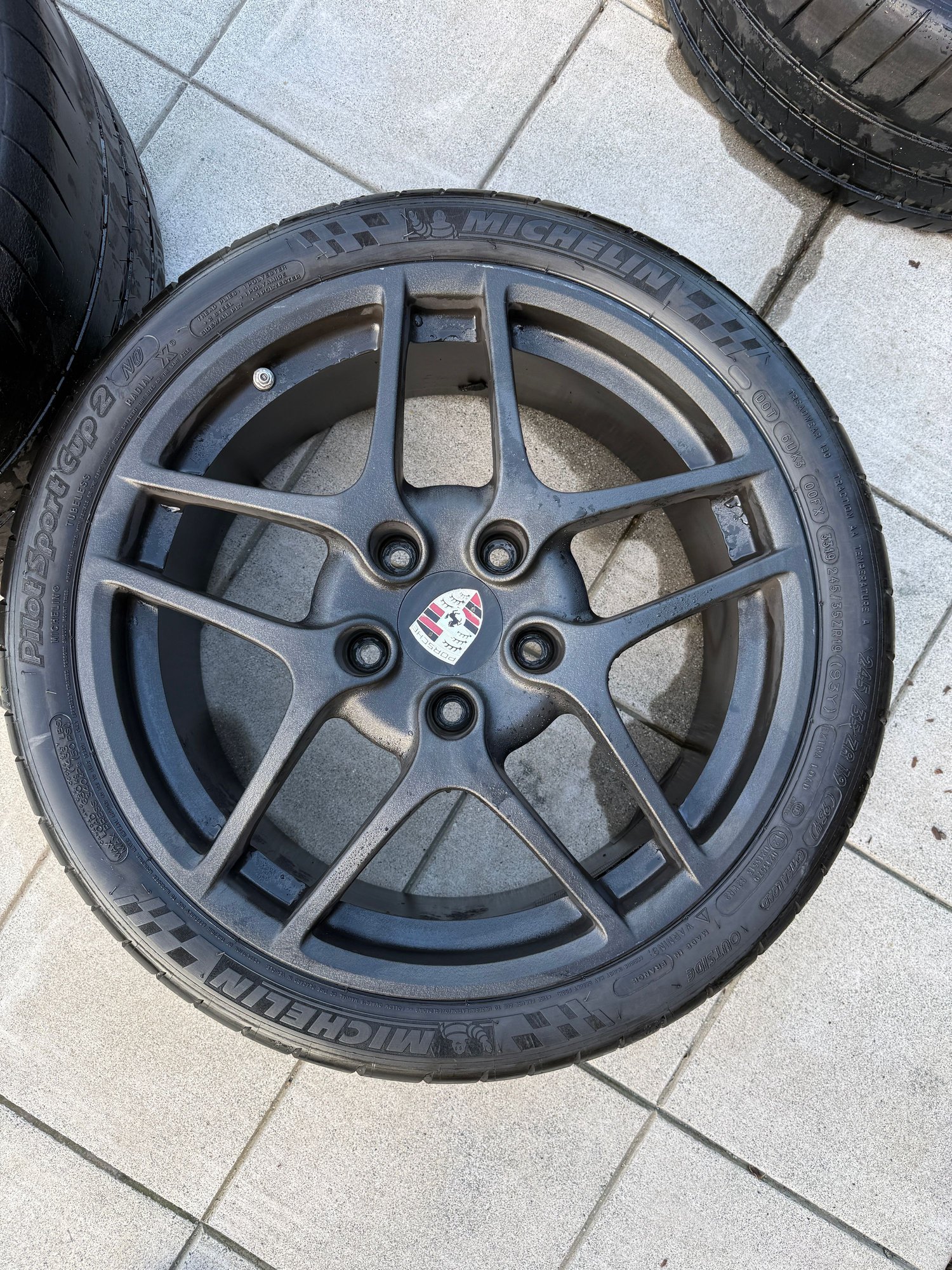 Wheels and Tires/Axles - Porsche 911 997.2 Carrera S II wheels with Michelin Pilot Sport Cup 2 - Used - -1 to 2027  All Models - San Mateo, CA 94402, United States