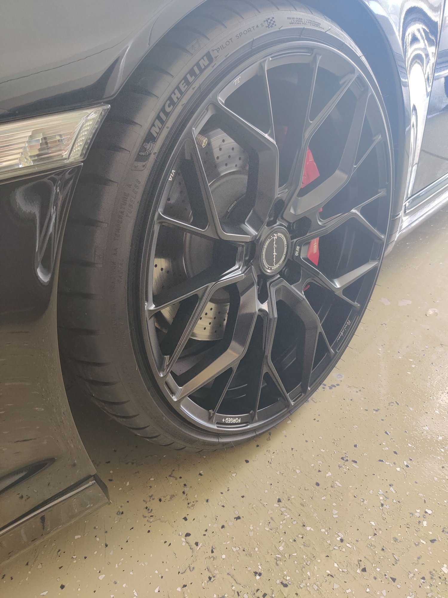 20" Brixton RF10 Black Concave Wheel and Tire Combo Rennlist