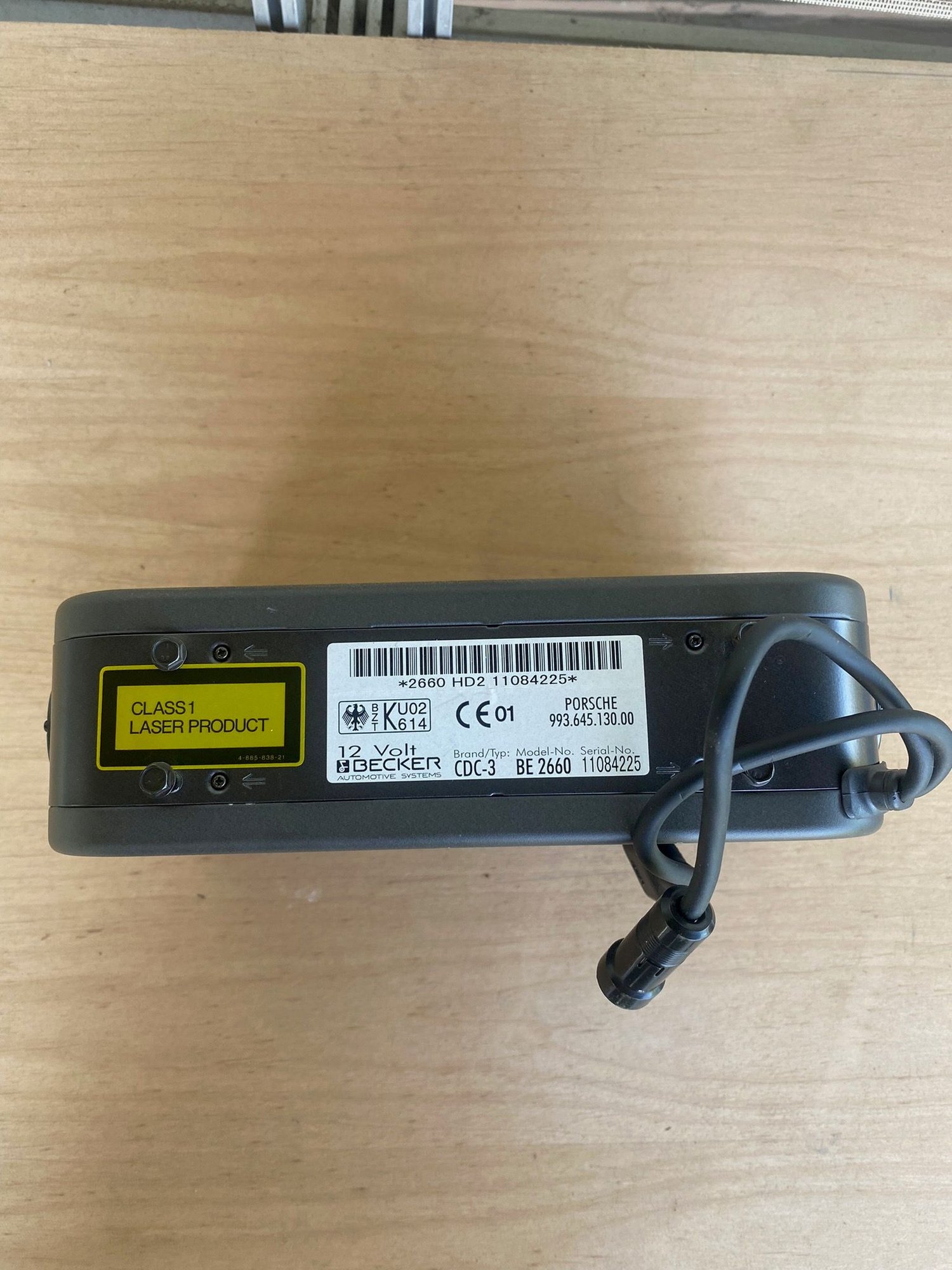 Audio Video/Electronics - Porsche 993 Becker CDC-3 Disc Changer. #993.645.130.00 - Used - 1994 to 1998 Porsche Carrera - Los Angeles, CA 90026, United States