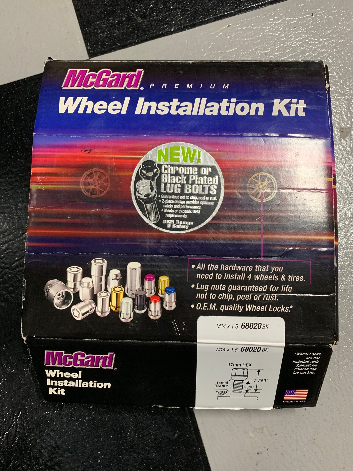 Miscellaneous - Wheel locks and bolts (black) -  McGard - Used - 1999 to 2019 Porsche All Models - Harrisonburg, VA 22801, United States