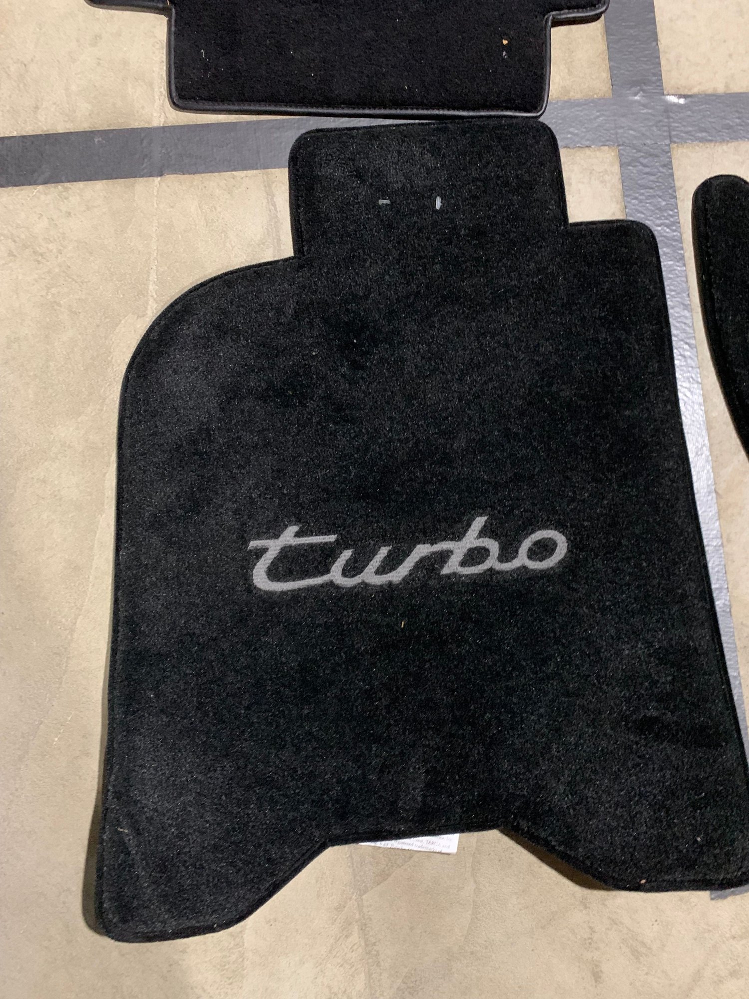 Interior/Upholstery - Lloyd Embroidered “Turbo” mats for 993 Turbo..6 pcs NOS - New - 1996 to 1997 Porsche 911 - Spotswood, NJ 08884, United States