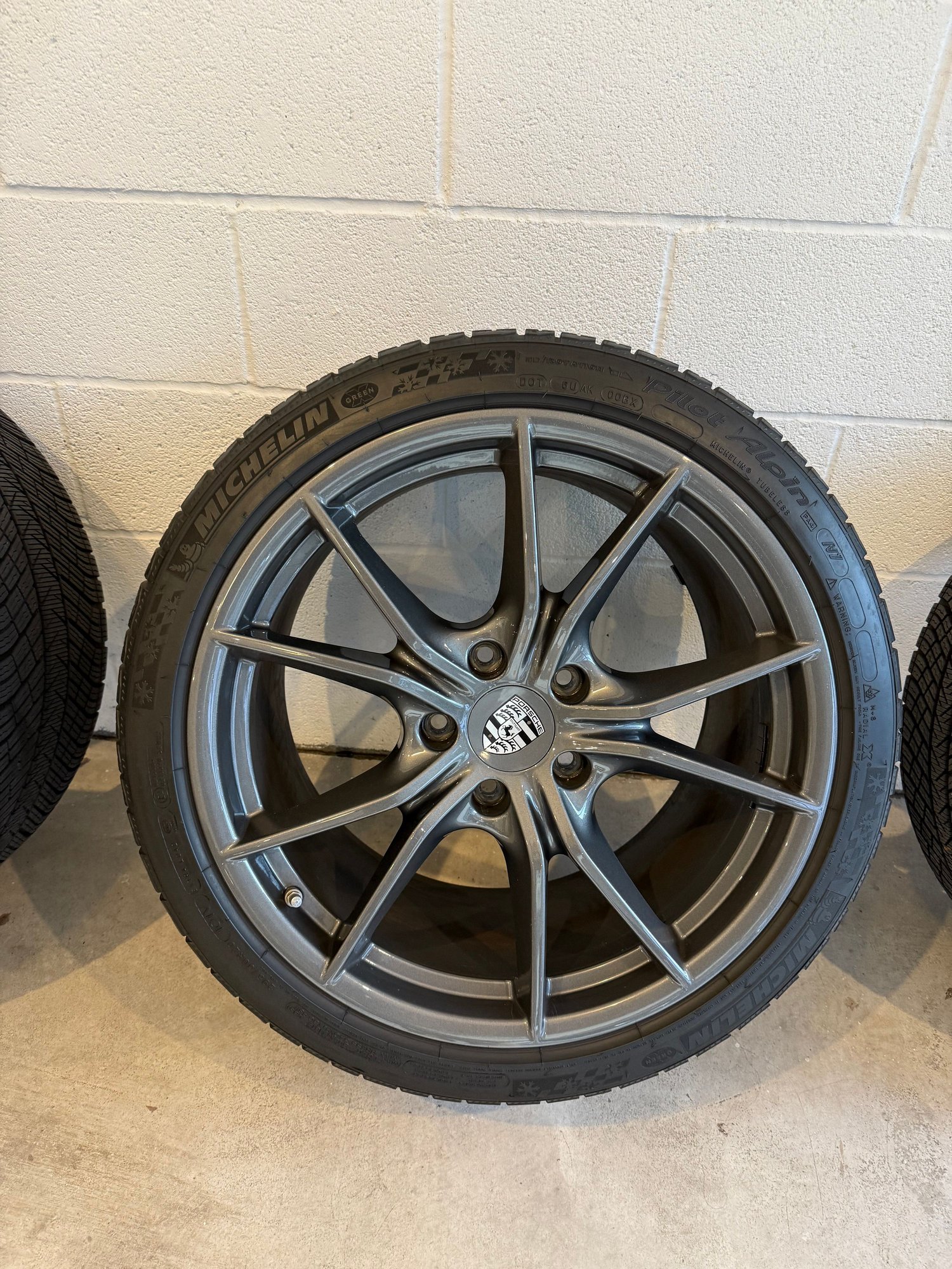 Wheels and Tires/Axles - 991.2 Carrera T OEM Wheels on Michelin Alpin Winter Tires - Used - All Years  All Models - Fort Lee, NJ 07024, United States