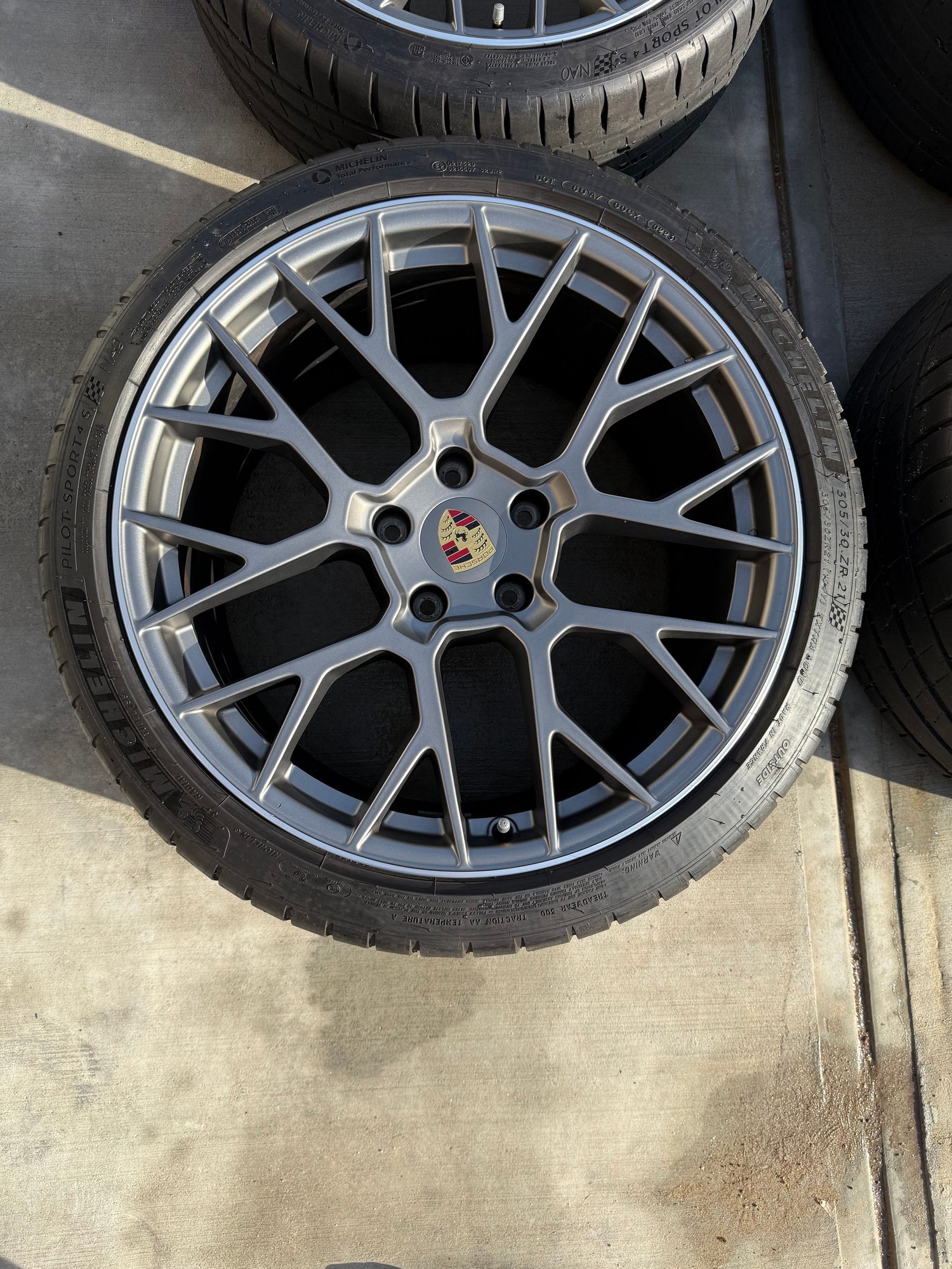 Wheels and Tires/Axles - Porsche 992.1 911 20/21” OEM Wheels and Tires (RS Spyder) - Used - All Years  All Models - Suwanee, GA 30024, United States