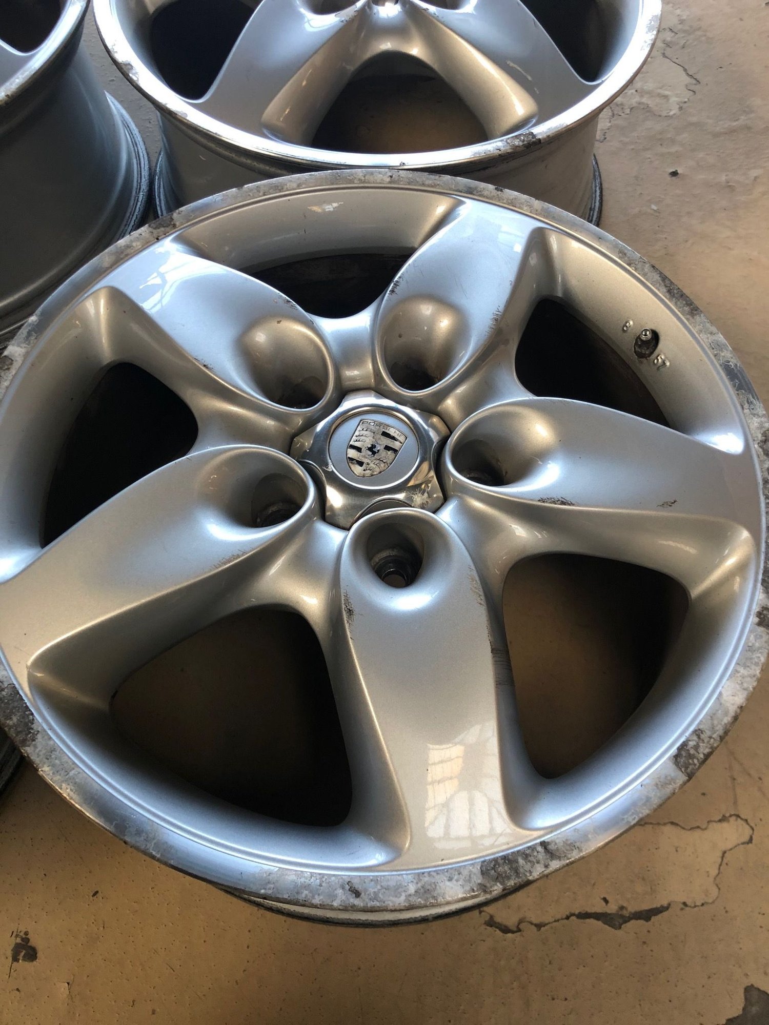 Wheels and Tires/Axles - Cayenne Winter Wheels 18x8 with TPMS sensors - Used - 2000 to 2020 Porsche Cayenne - Brooklyn, NY 11236, United States