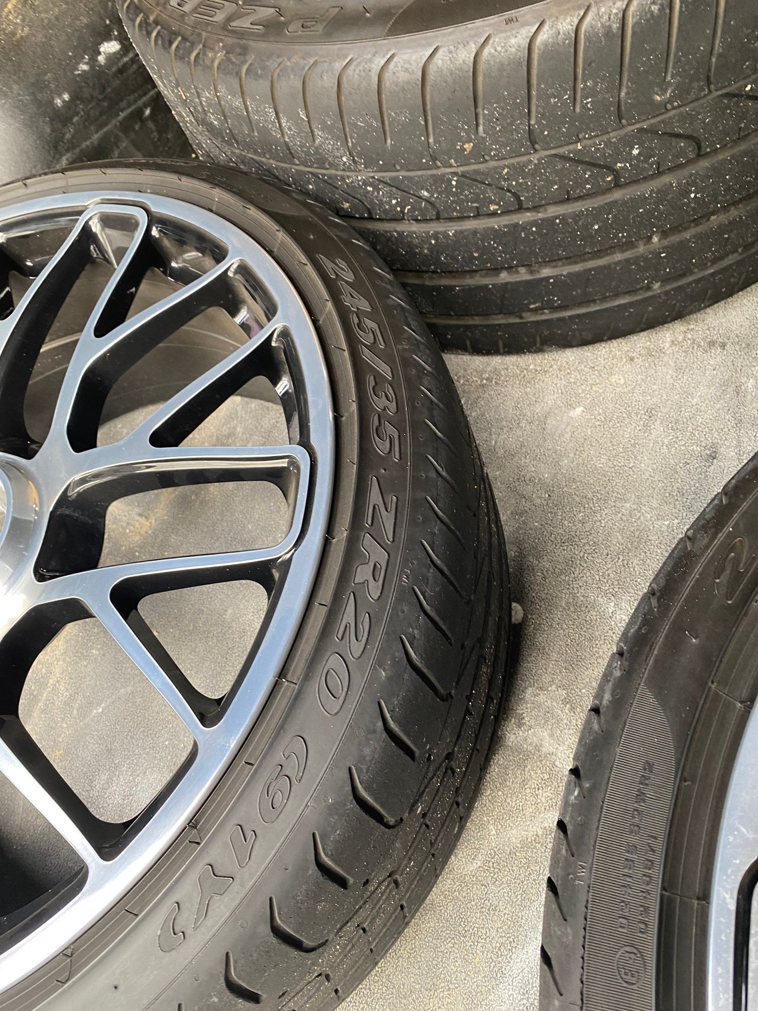 Wheels and Tires/Axles - 2015 turbo S stock wheels center hub, great shape with P Zero tires. - Used - 0  All Models - Mt Pleasant, SC 29466, United States