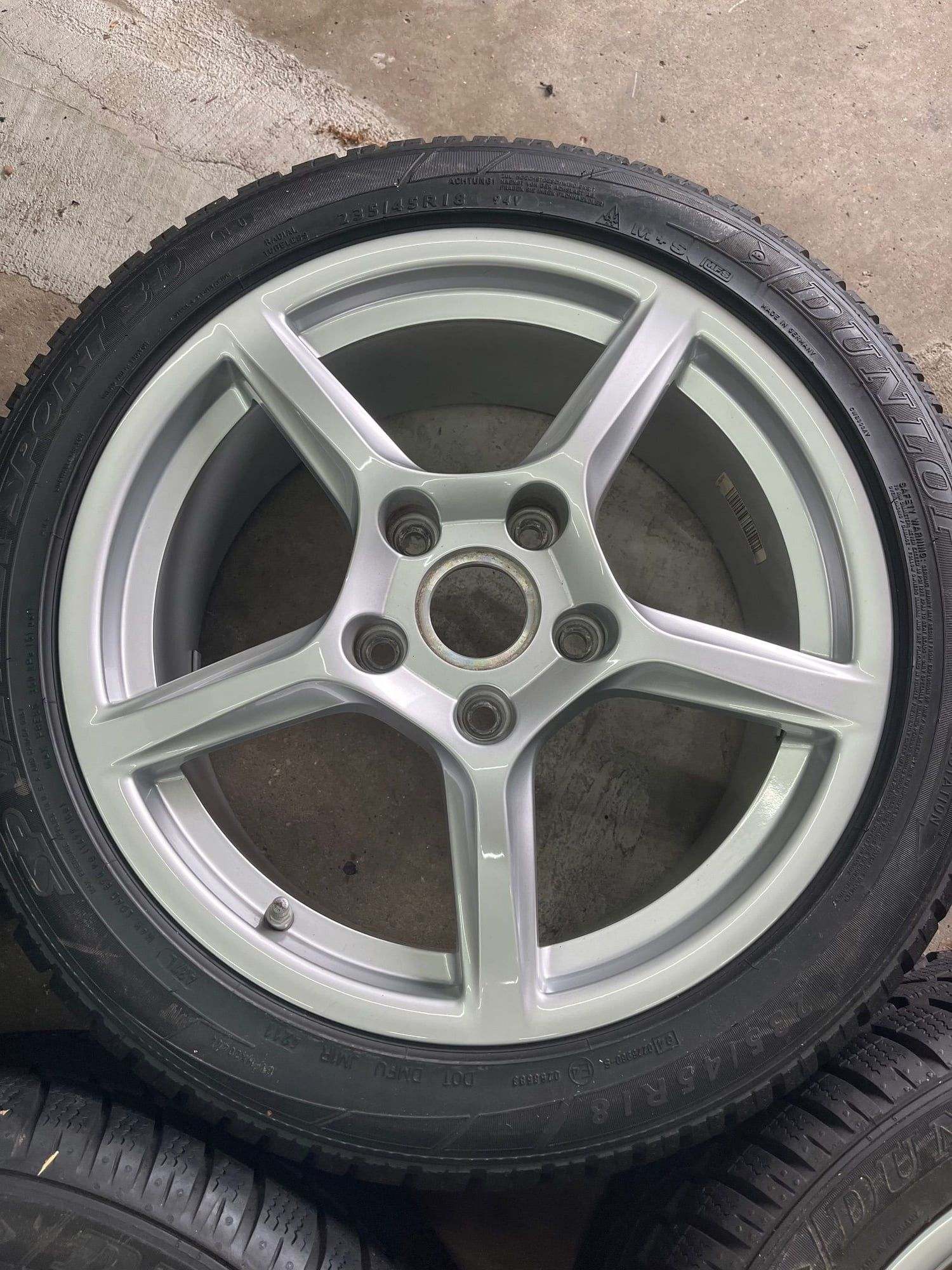 Wheels and Tires/Axles - OEM 18" 2012+ 981 982 718 Cayman Boxster Wheels and Winter Tires w/TPMS - LIKE NEW - Used - All Years  All Models - Cleveland, OH 44129, United States