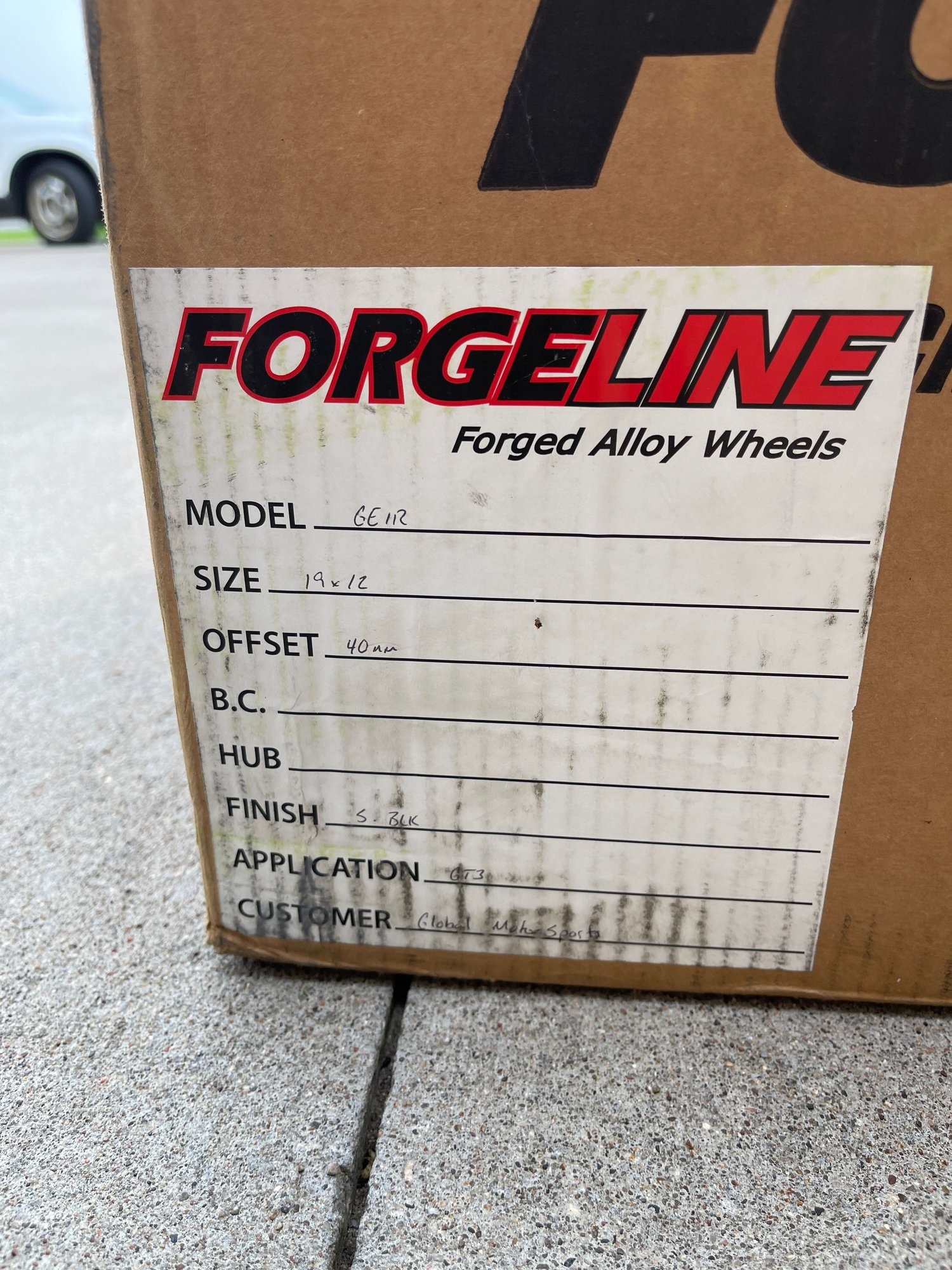 Wheels and Tires/Axles - Barely used Forgeline center lock race rims - Used - 2017 to 2019 Porsche GT3 - Onalaska, WI 54650, United States