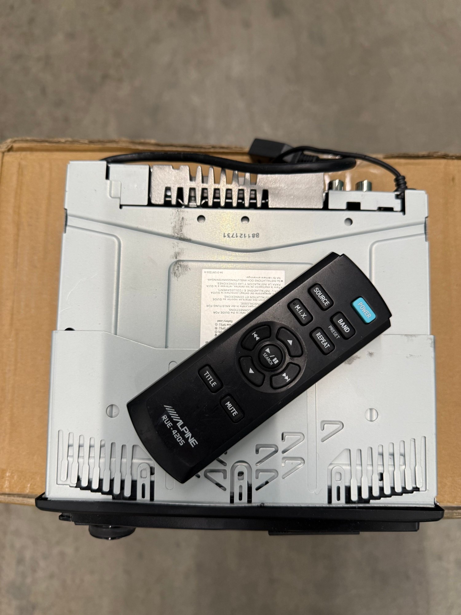 Audio Video/Electronics - Alpine CDE-HD148BT Bluetooth HD Radio CD Player - Used - 1965 to 1998 Porsche 911 - Miami Beach, FL 33140, United States