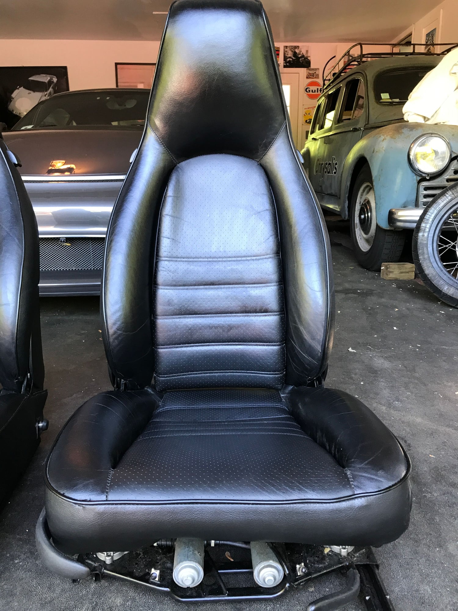 Interior/Upholstery - 911/968/944 Black Leather Seats, Original Amazing Condition - Used - 1981 to 1994 Porsche 911 - 1981 to 1991 Porsche 944 - 1992 to 1995 Porsche 968 - Mountainside, NJ 07092, United States