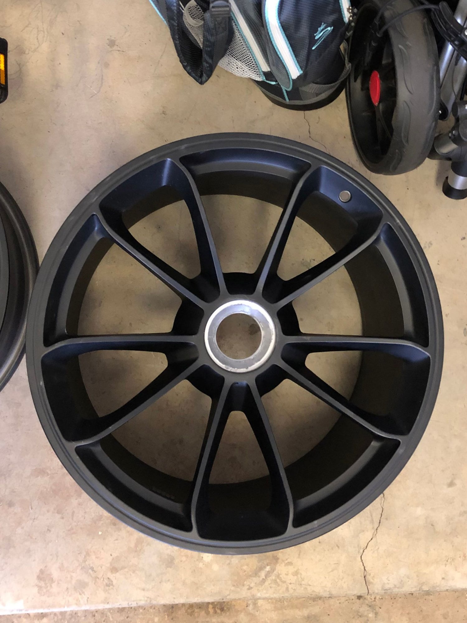 Wheels and Tires/Axles - OEM wheels in matte black for 991.2 GT3 - Used - 2013 to 2019 Porsche GT3 - Arcadia, CA 91007, United States