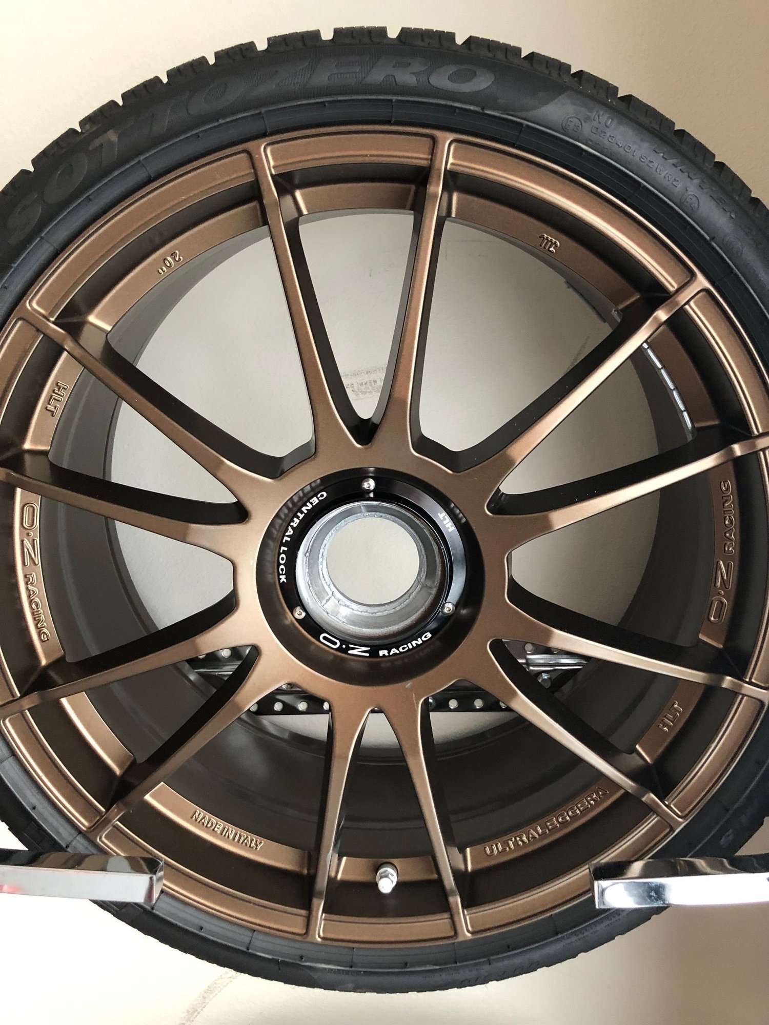 Wheels and Tires/Axles - OZ Racing Centerlock wheel and winter tires set for Turbo, TurboS, GT3 - Used - 2017 to 2019 Porsche 911 - Seattle, WA 98116, United States