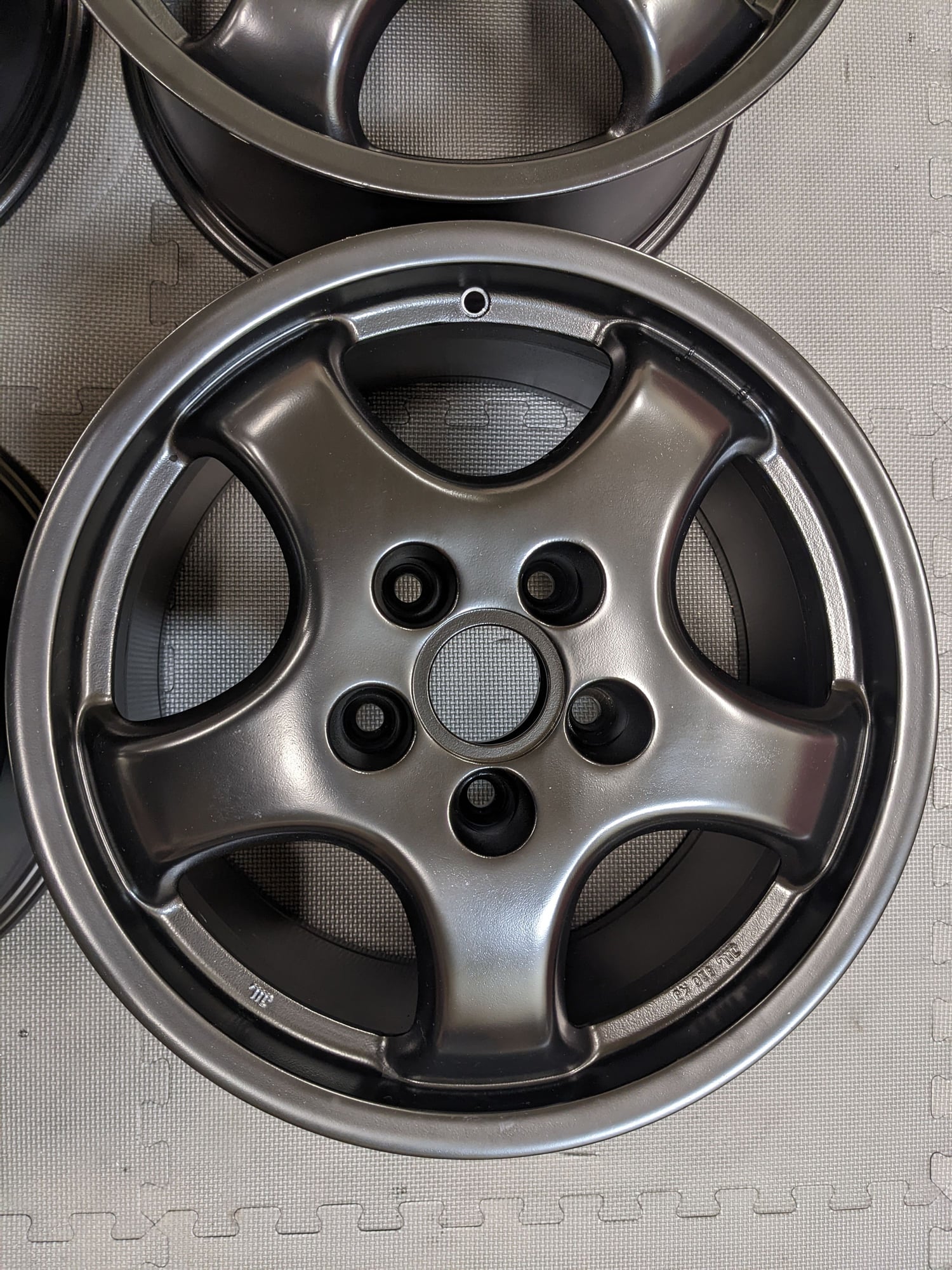 Wheels and Tires/Axles - Porsche 911 Cup 1 Italy Replica 17"x7" ET 52 17"x9.5" ET 47 964/993 Black Powder Coat - New - 1989 to 1999 Porsche 911 - Pebble Beach, CA 93953, United States