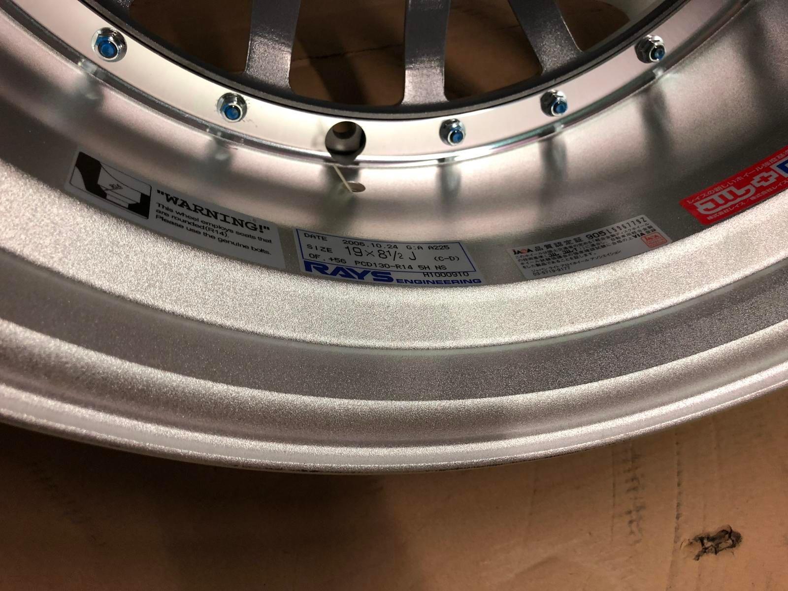 Wheels and Tires/Axles - Complete sets of Rays Engineering Forged true 2 piece 19x8.5 and 19x10.5 wheels - New - 1991 to 2019 Porsche 911 - Long Island, NY 11590, United States