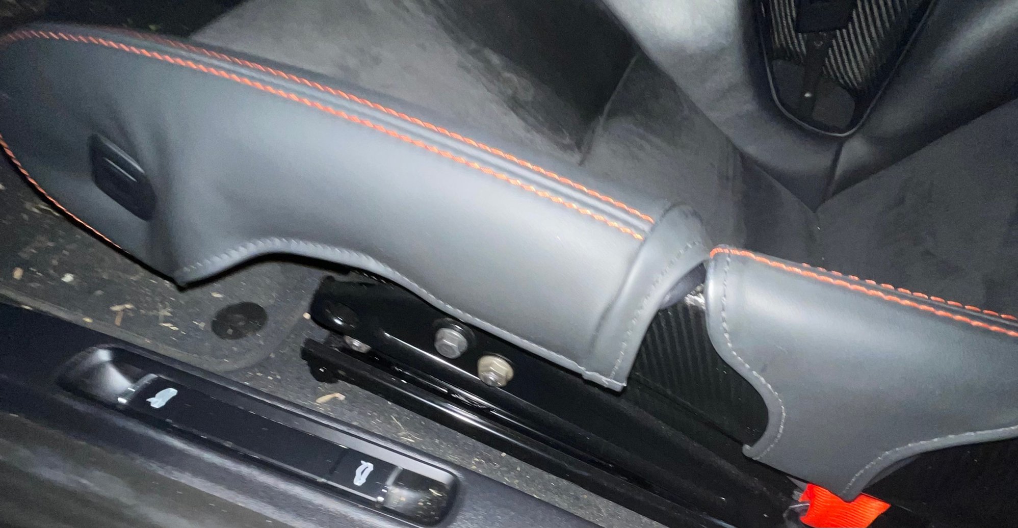 Edguard LWBS Bolster Covers in Lava Orange Rennlist Porsche