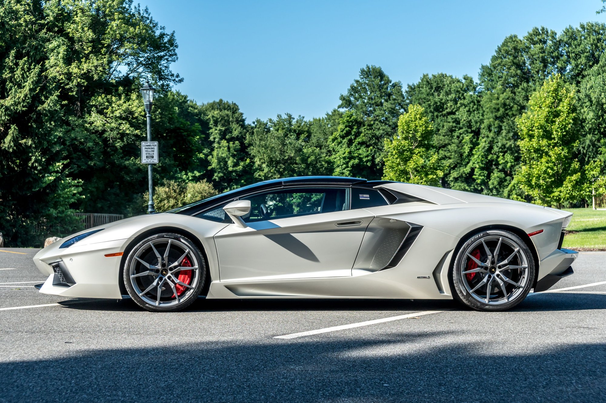 2015 Lamborghini Aventador - 2015 Lamborghini Aventador Roadster - Used - VIN ZHWUR1ZD2FLA03566 - 6,500 Miles - 12 cyl - AWD - Automatic - Coupe - White - Wyckoff, NJ 07481, United States