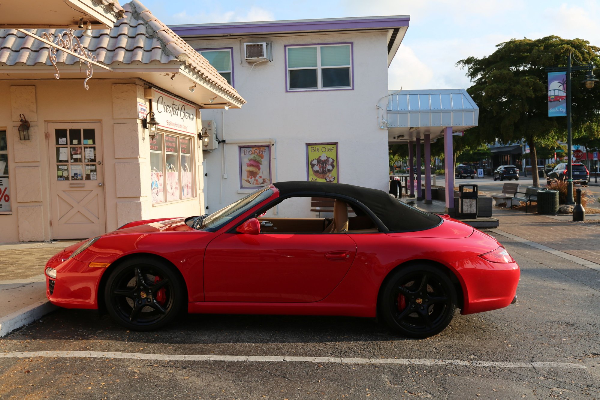 2010 Porsche 911 - 2010 911S Cabriolet  Guards Red / Beige Interior Black Soft Top - Used - VIN WPOCB2A94AS754086 - 48,600 Miles - 6 cyl - 2WD - Manual - Convertible - Red - Sarasota, FL 34231, United States