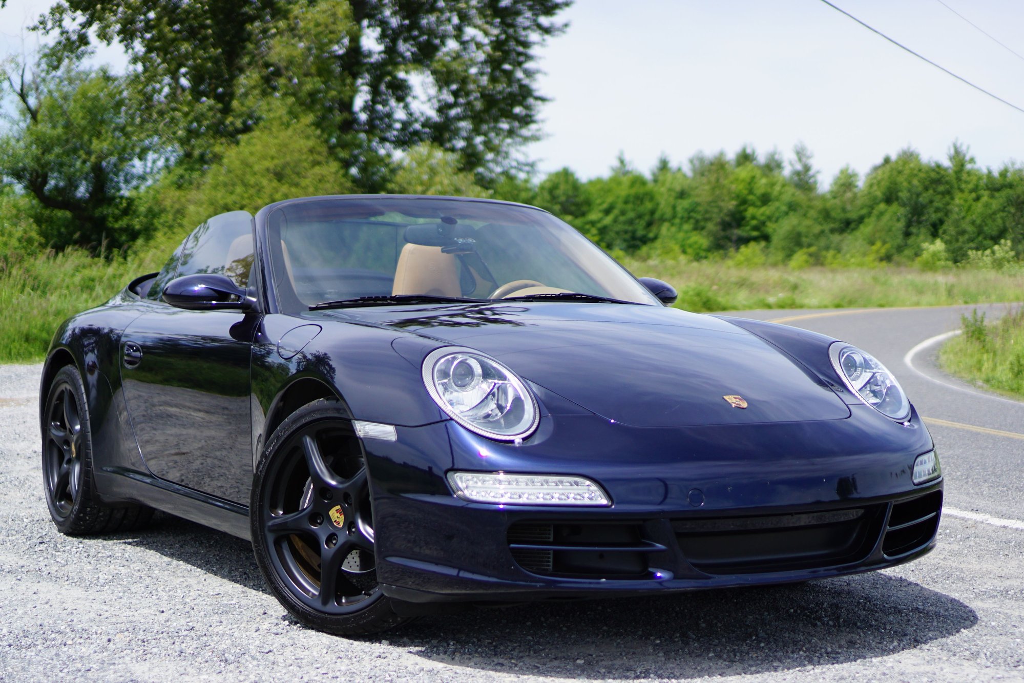 2006 Porsche 911 - 2006 911 Cabriolet C2, Midnight blue, Sand Beige interior - Used - VIN WP0CA299X6S757511 - 6 cyl - 2WD - Manual - Convertible - Blue - Bellingham, WA 98226, United States