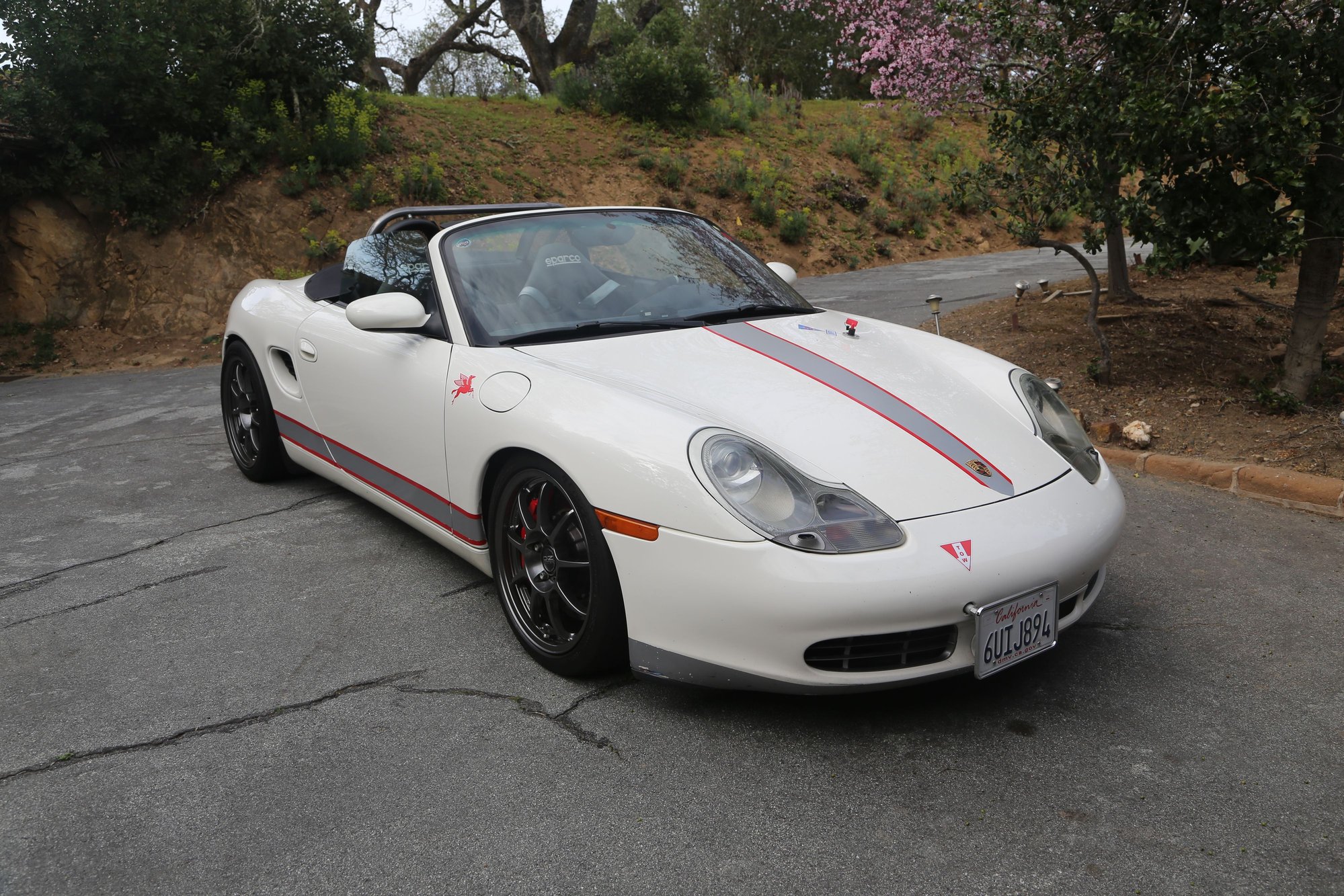 2001 Porsche Boxster - Custom Modified Boxster S 2001, concours winner - Used - VIN WP0CB29871U664821 - 68,000 Miles - 6 cyl - Manual - Convertible - White - Woodside, CA 94062, United States