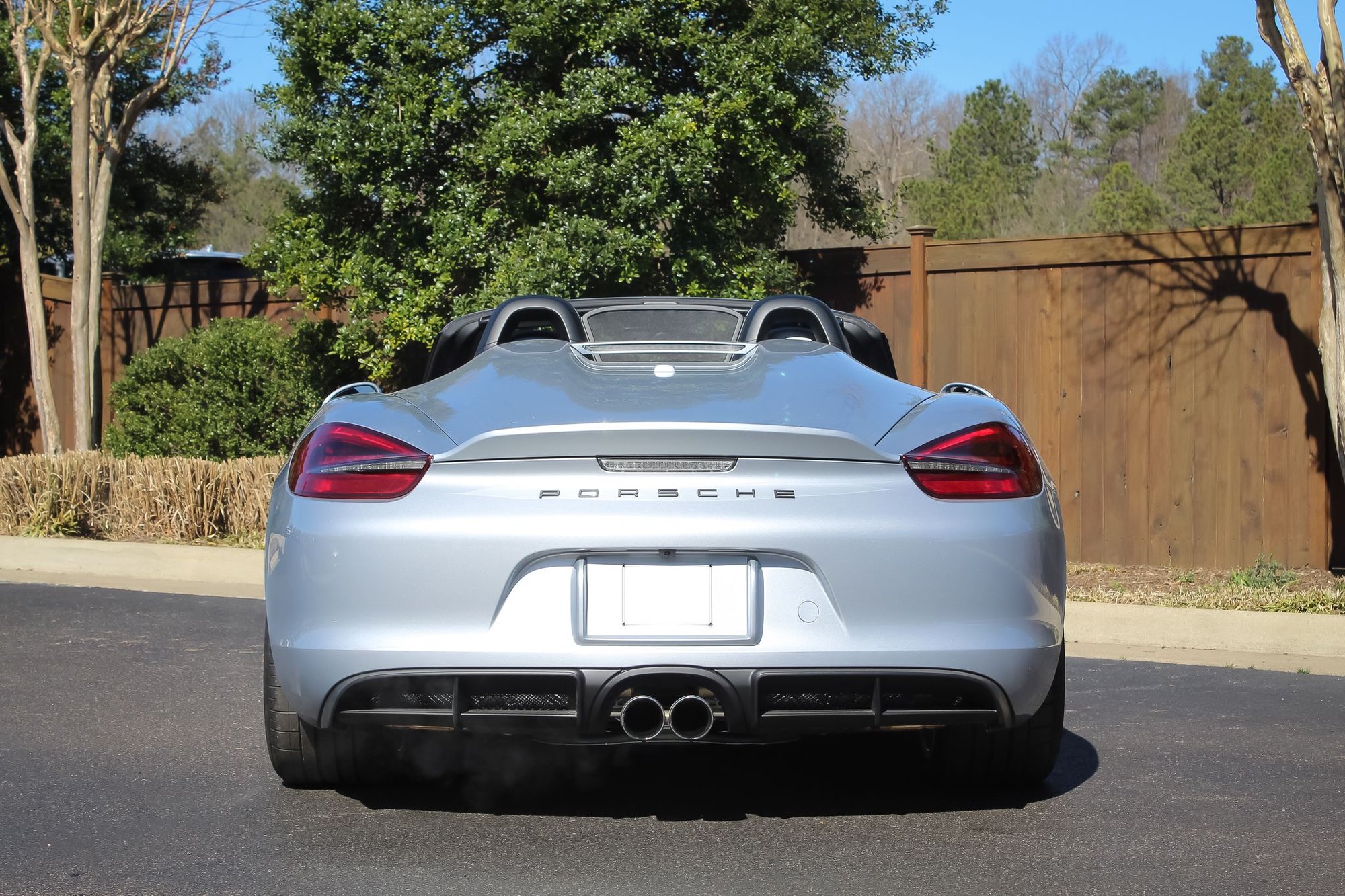 2016 Porsche Boxster - 2016 Boxster Spyder-330 miles!! - Used - VIN WP0CC2A84GS152432 - 330 Miles - 6 cyl - 2WD - Manual - Coupe - Silver - Richmond, VA 23113, United States