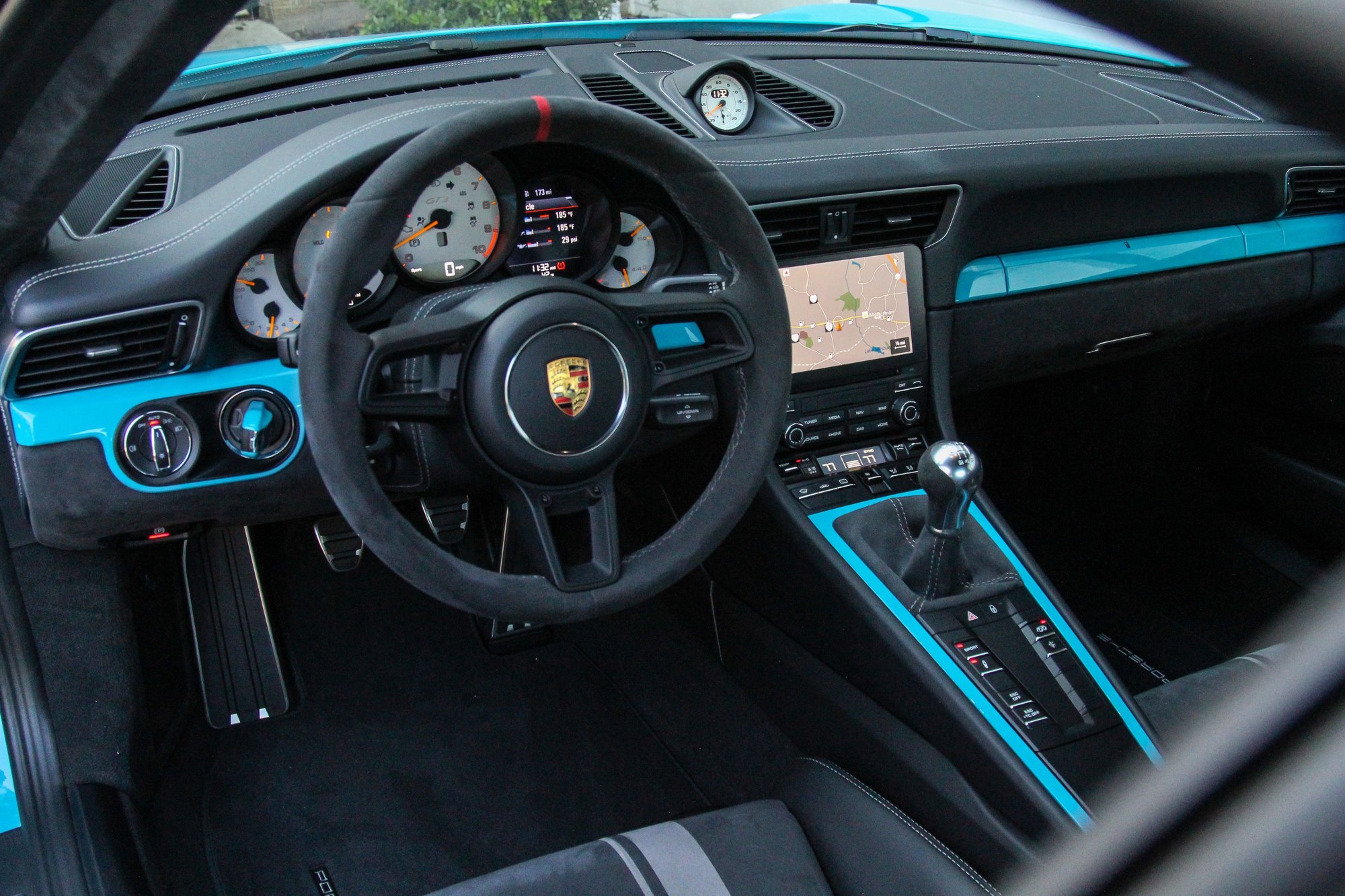 2018 Porsche 911 - Miami Blue Manual GT3-PCCB-Buckets-CPO-Heavily Optioned - Used - VIN WP0AC2A92JS174842 - 1,178 Miles - 2WD - Manual - Coupe - Blue - Richmond, VA 23114, United States