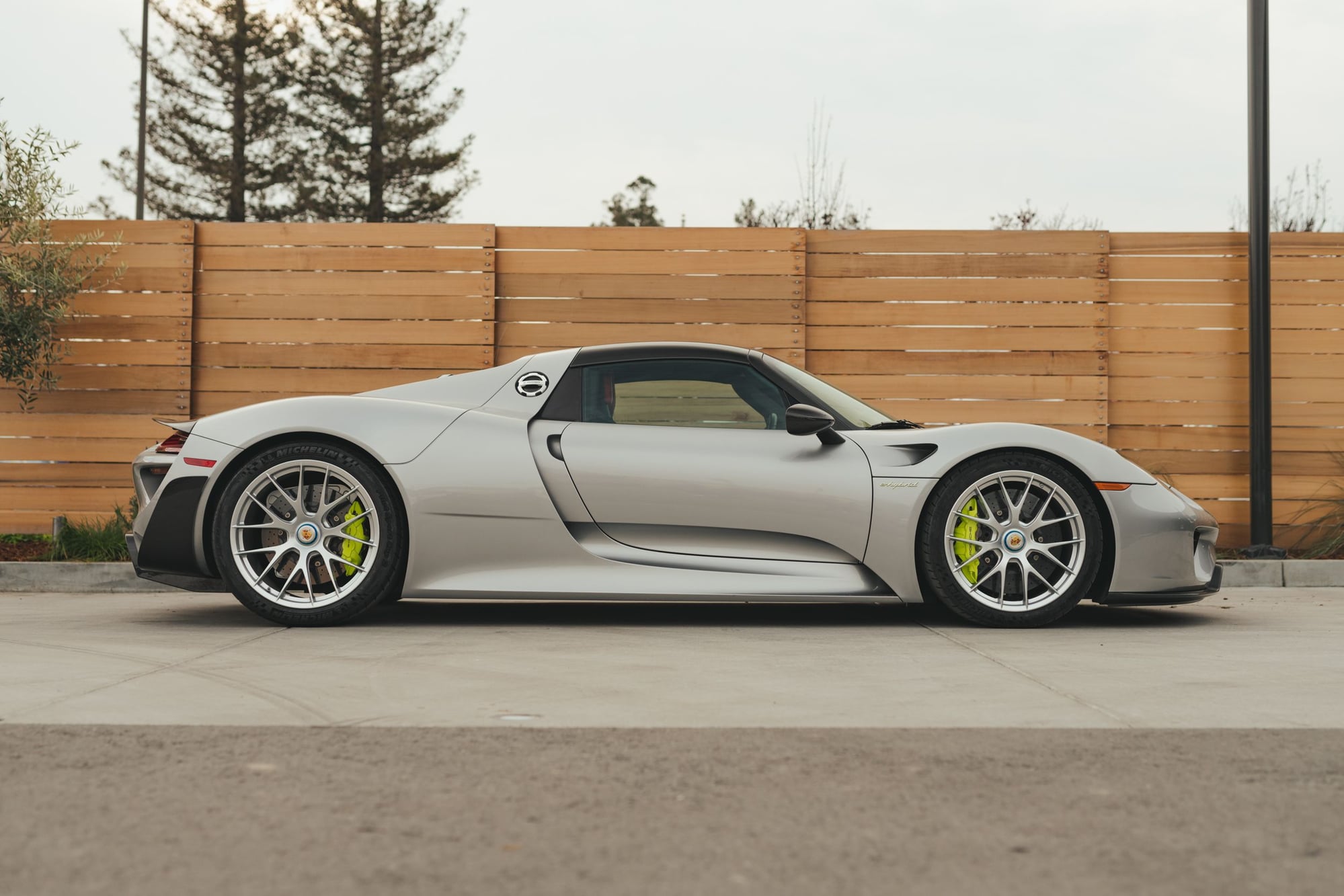 2015 Porsche 918 Spyder - Weissach Package 918 in GT Silver with Garnet Red Interior. 160 Miles from New. - Used - VIN WP0CA2A16FS800067 - 160 Miles - 8 cyl - AWD - Automatic - Convertible - Silver - San Carlos, CA 94070, United States