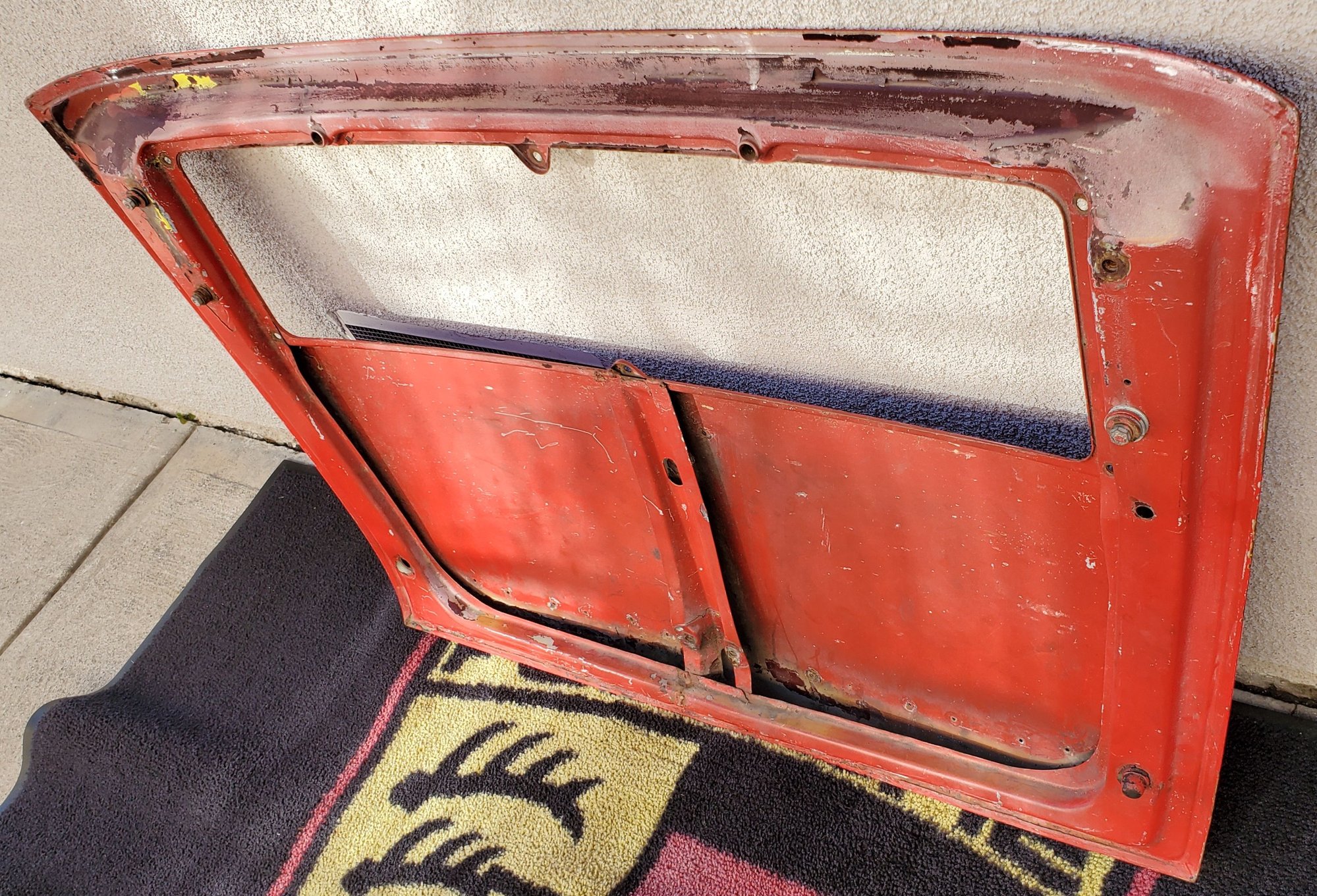 Exterior Body Parts - 69-73 911 & 69 912 LWB 2 Tab Rear Decklid Red - Used - 1969 to 1973 Porsche 911 - Los Angeles, CA 90032, United States