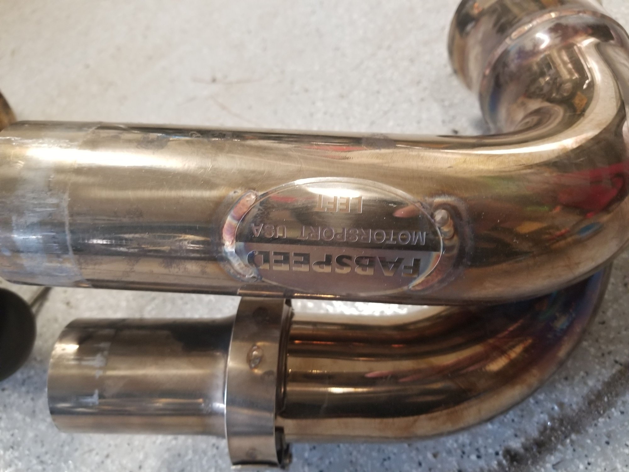 Engine - Exhaust - 991 GT3/RS Fabspeed Side Muffler Bypass Pipes - Used - 2014 to 2019 Porsche 911 - Barrington, IL 60010, United States