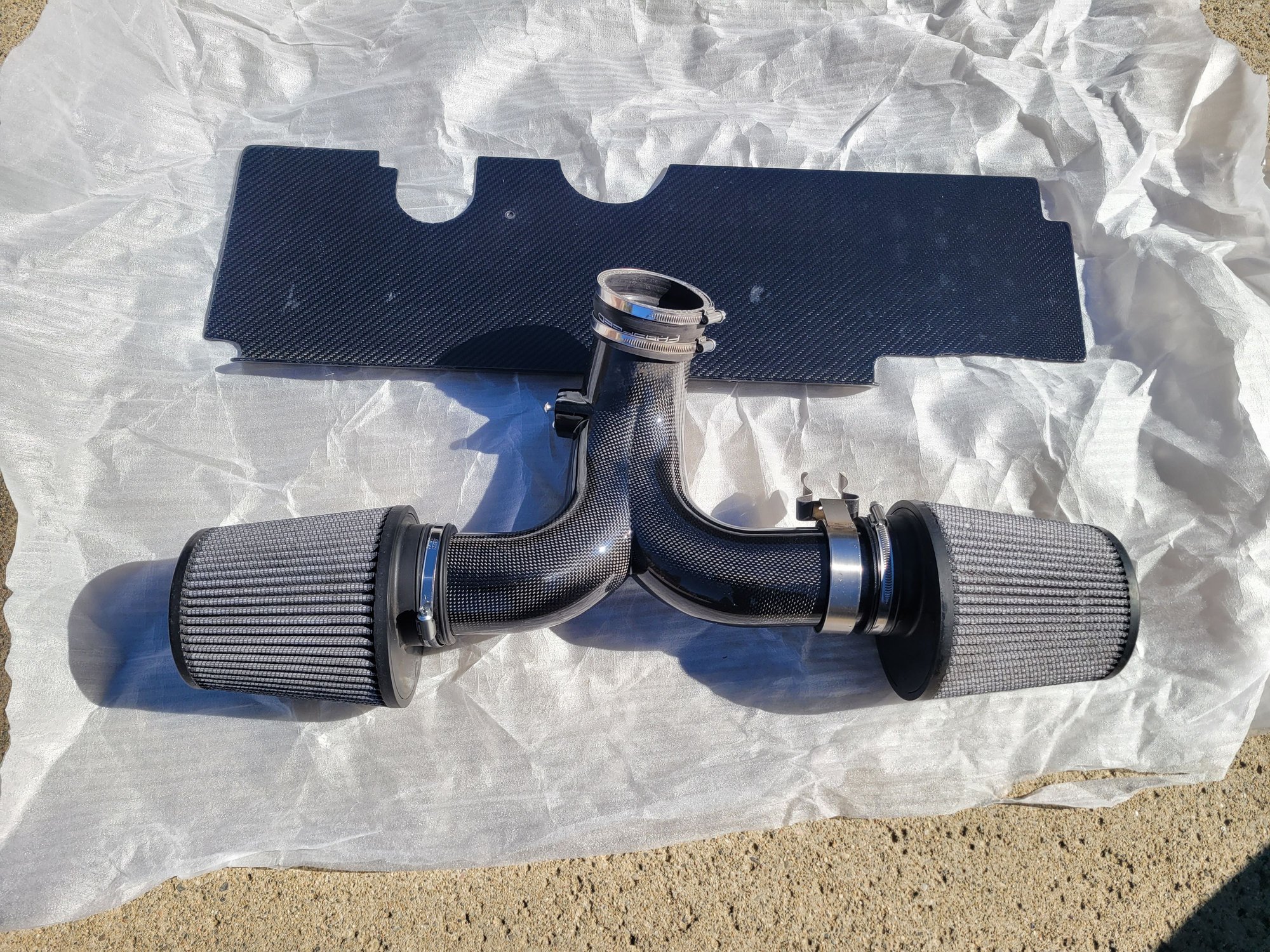 Engine - Intake/Fuel - Fabspeed Porsche 997 Carrera Carbon Fiber Competition Air Intake System (2005-2008) - Used - 2005 to 2008 Porsche Carrera - Concord, CA 94521, United States
