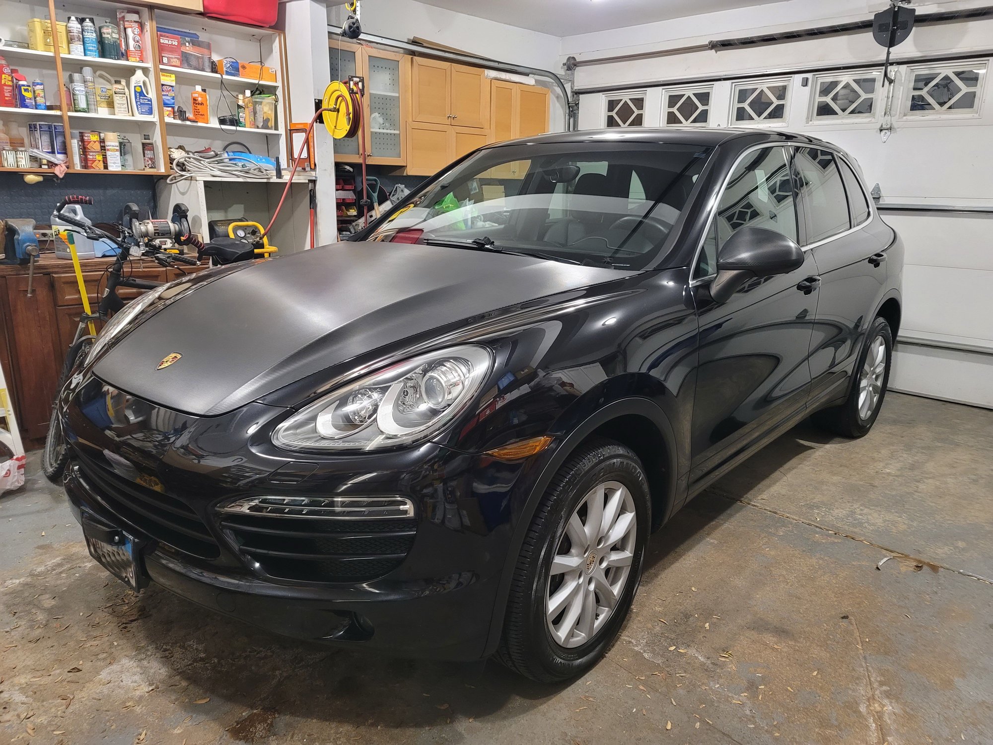 2011 Porsche Cayenne - For sale truly unique  Porsche cayenne with 6 speed manual trans with overdrive - Used - VIN WP1AA2A22BLA01955 - 82,528 Miles - 6 cyl - AWD - Manual - SUV - Black - Itasca, IL 60143, United States