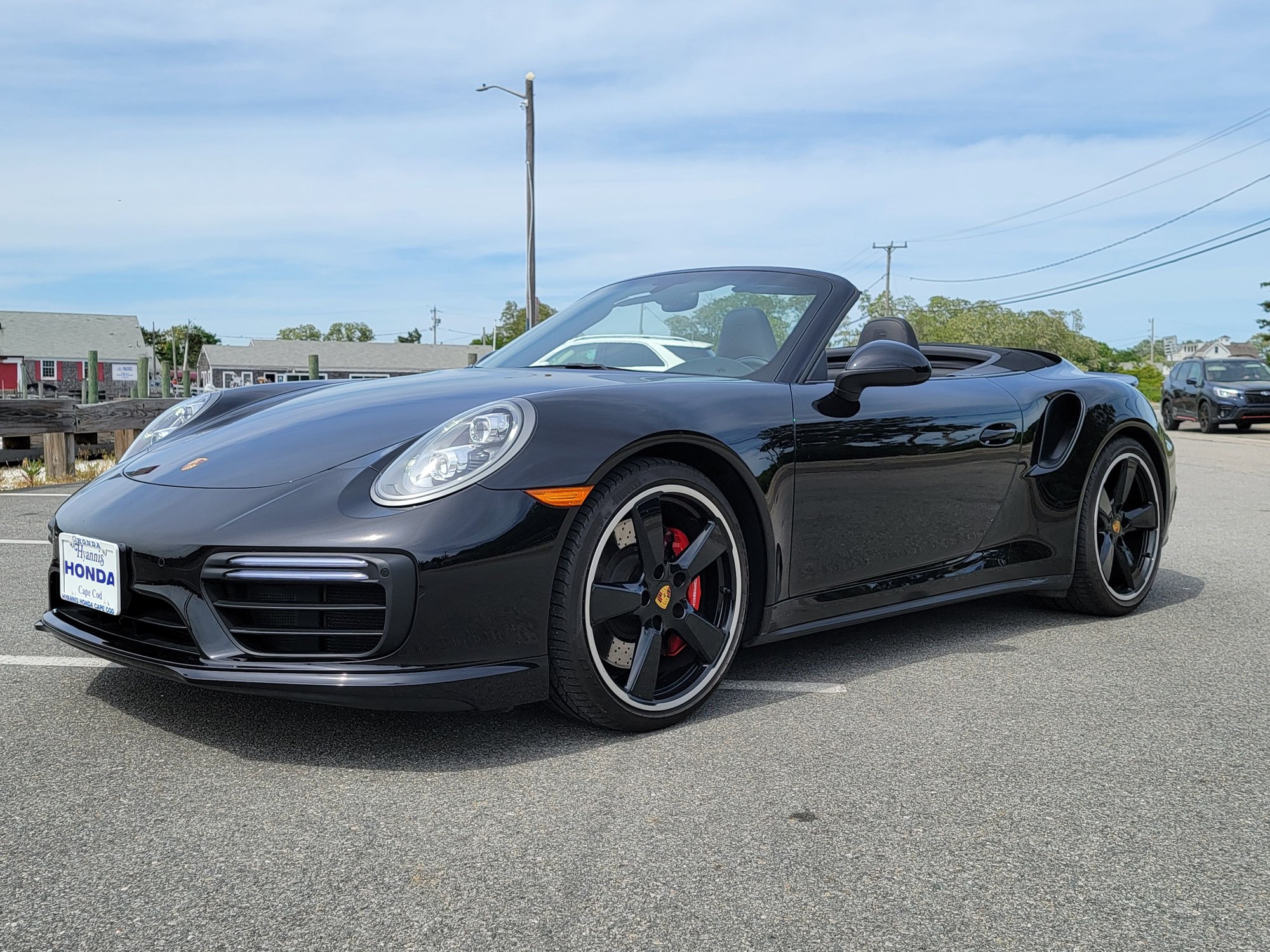 2019 Porsche 911 - 2019 911 Turbo Cabriolet - Used - VIN WP0CD2A97KS144193 - 7,460 Miles - 6 cyl - AWD - Automatic - Convertible - Black - Hyannis, MA 02601, United States