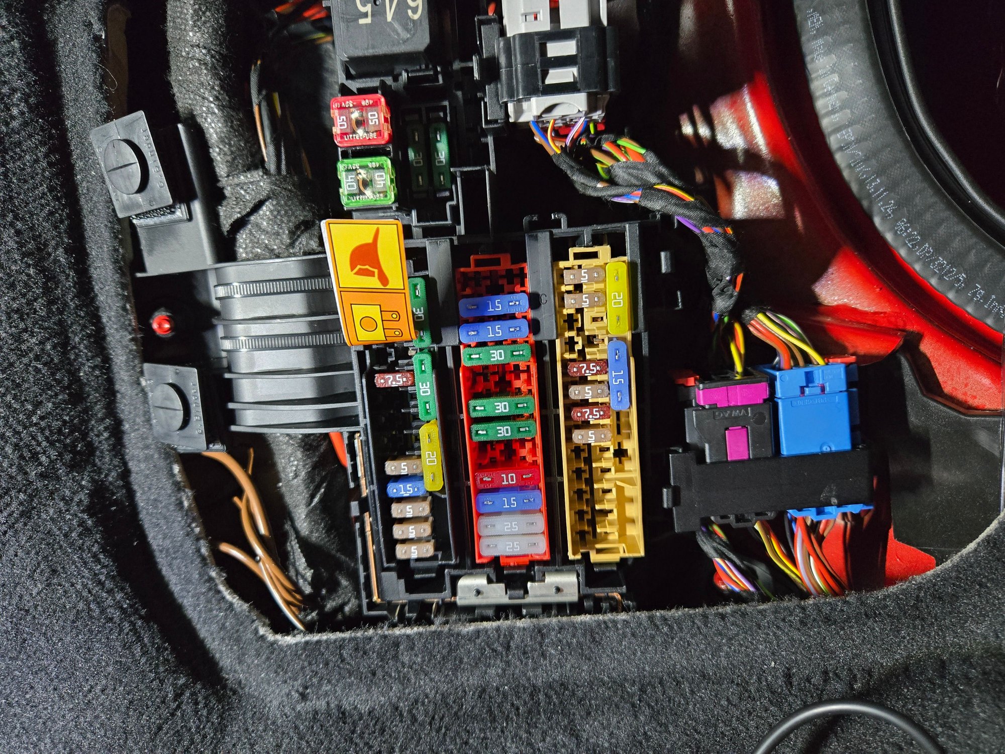 porsche 992 cigarette lighter location 992.2 passenger-side fuse box layout - Rennlist
