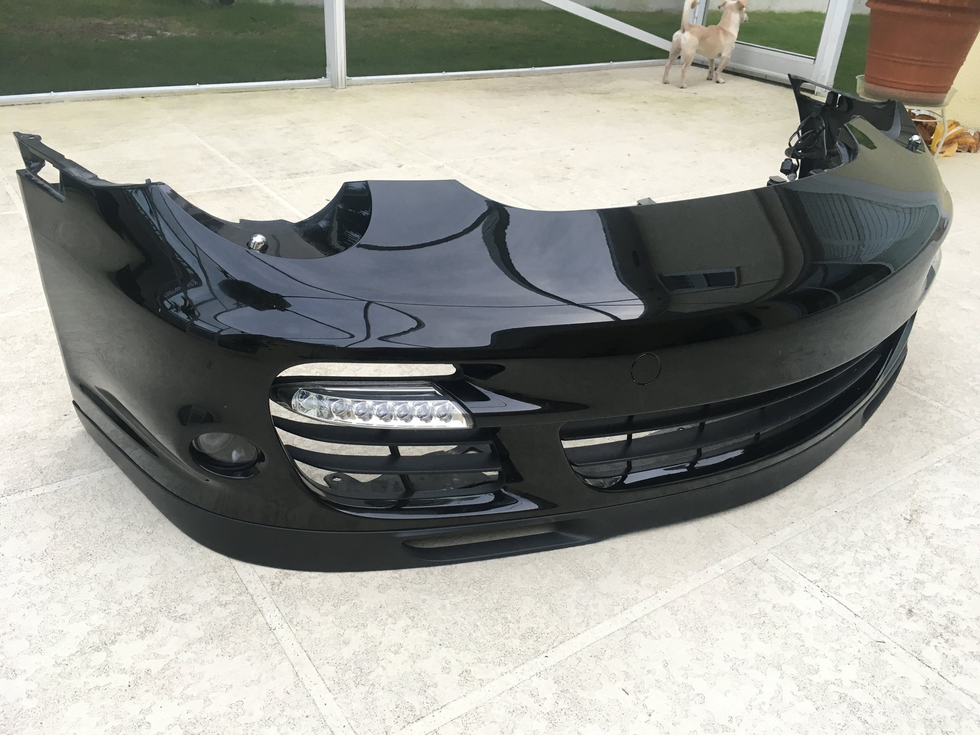Exterior Body Parts - 997.1 Turbo Front Bumper and parts (LED turns, fogs, grilles, lip, HL washers) - Used - 2007 to 2009 Porsche 911 - Jupiter, FL 33458, United States