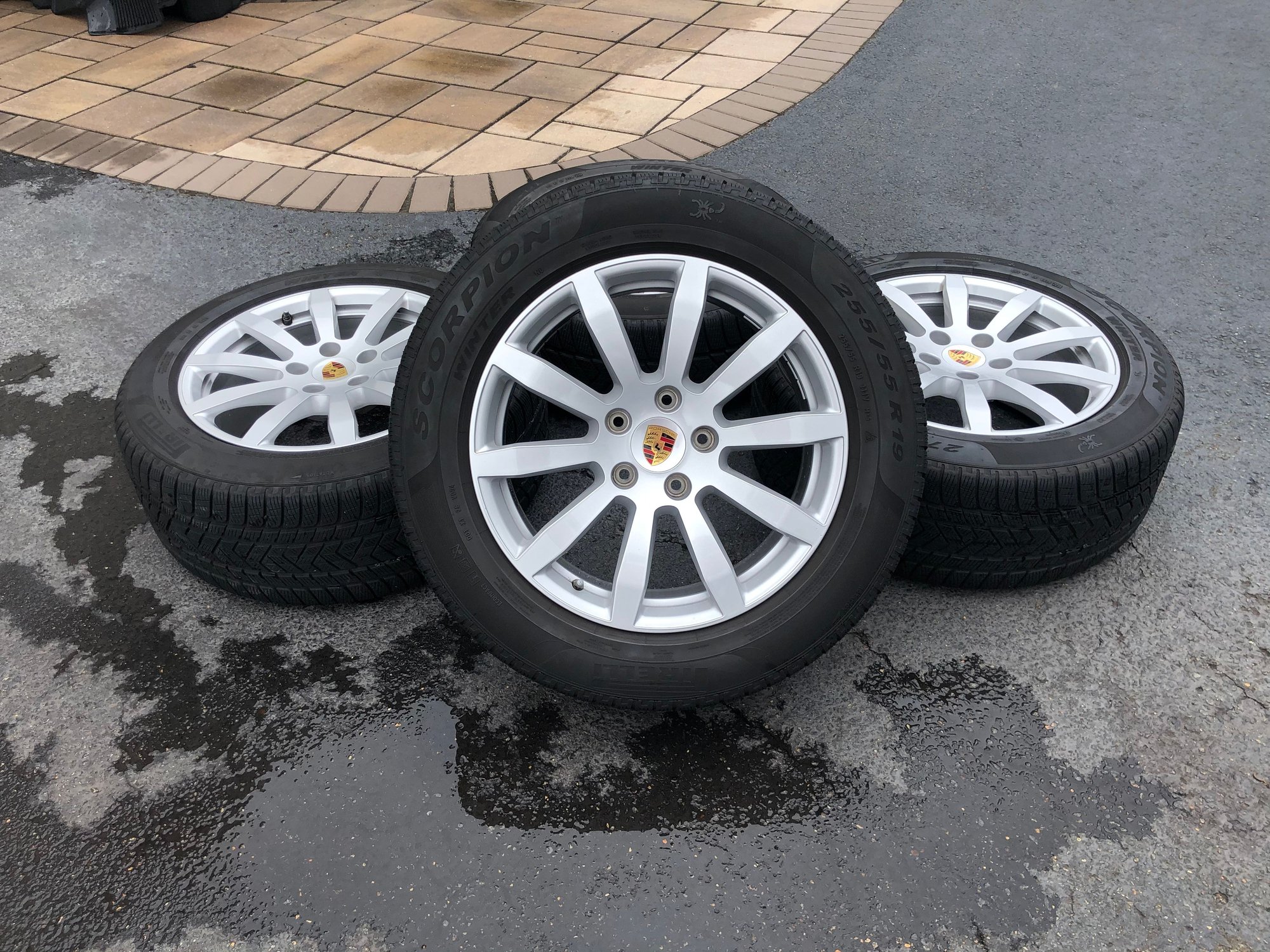 Wheels and Tires/Axles - 2019 Cayenne snow OEM rims/tires - Used - 2019 to 2020 Porsche Cayenne - Manalapan, NJ 07726, United States