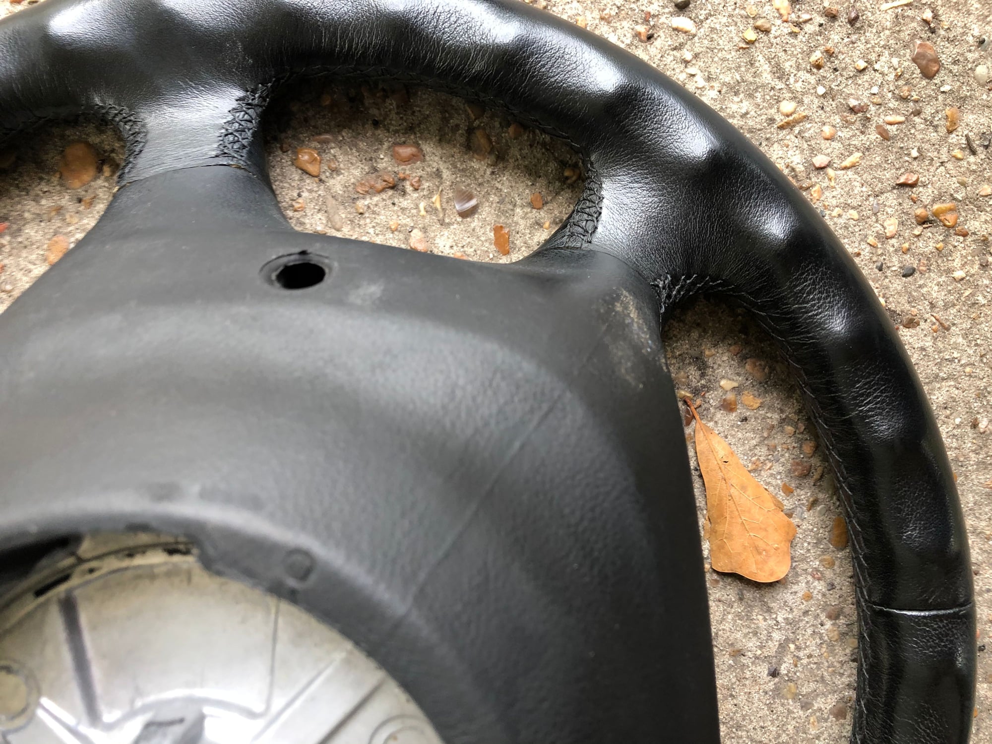Interior/Upholstery - FOR SALE: Black 4-spoke leather steering wheel and airbag from a 993 - Used - 1995 to 1998 Porsche 911 - Houston, TX 77018, United States