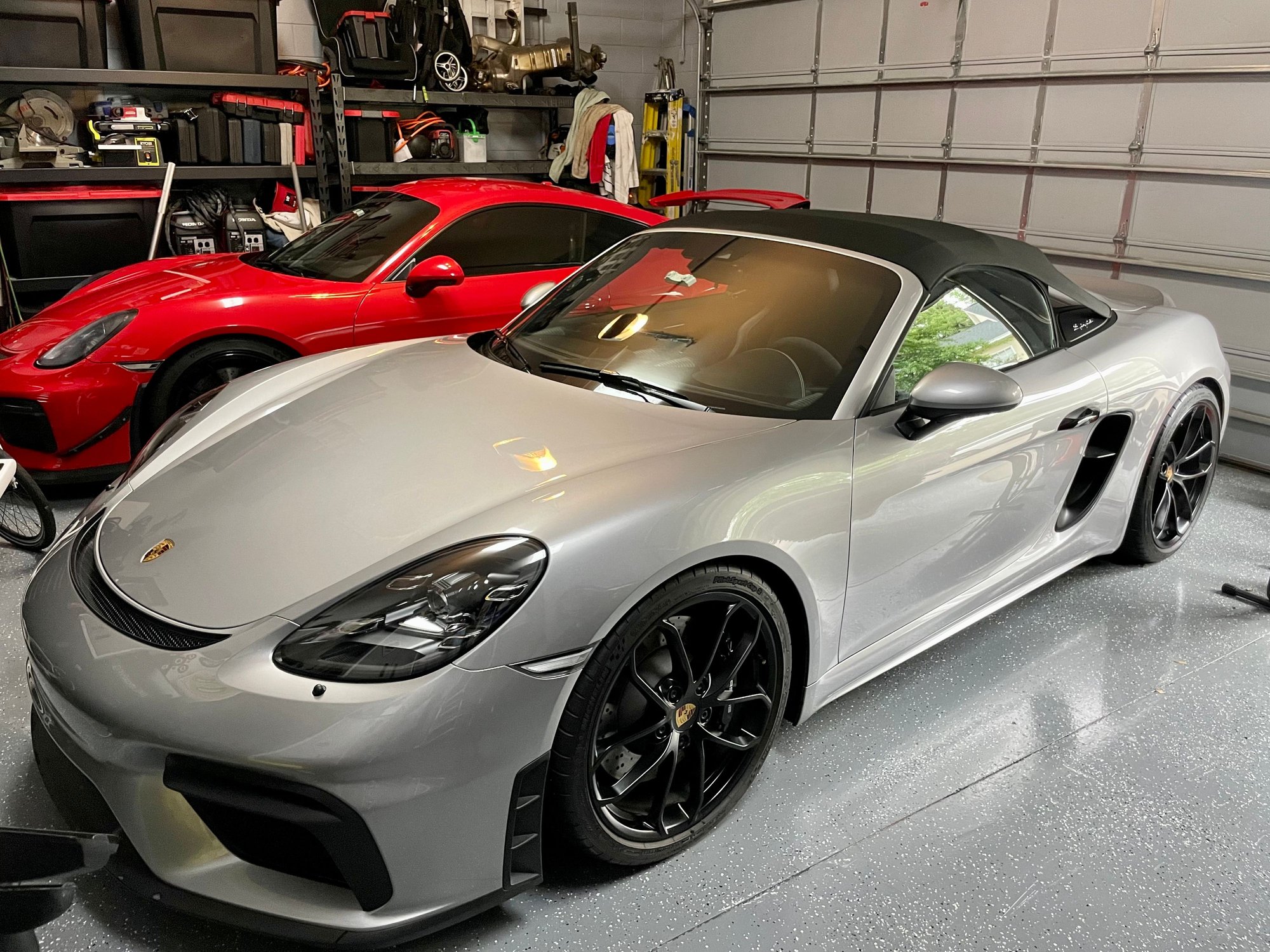 2021 Porsche 718 Spyder - 2021 Spyder Feeler 2.4k GT Silver - Used - VIN WPOCC2A82MS240259 - 2,480 Miles - 6 cyl - 2WD - Manual - Convertible - Silver - Celebration, FL 34747, United States