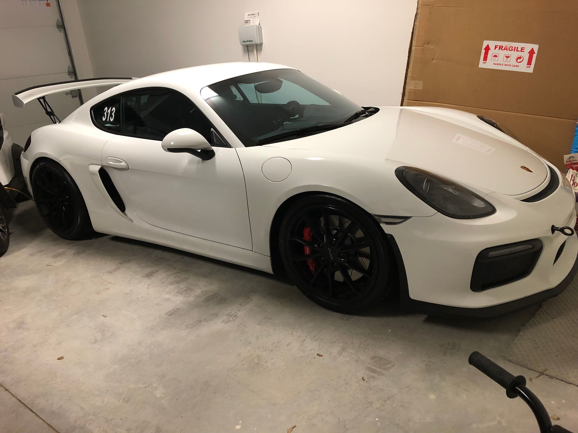Wheels and Tires/Axles - Porsche GT4 OEM Wheels with Bridgstone RE71R tires and TPMS Black Satin Excellent! - Used - 2016 Porsche Cayman GT4 - Little Rock, AR 72201, United States
