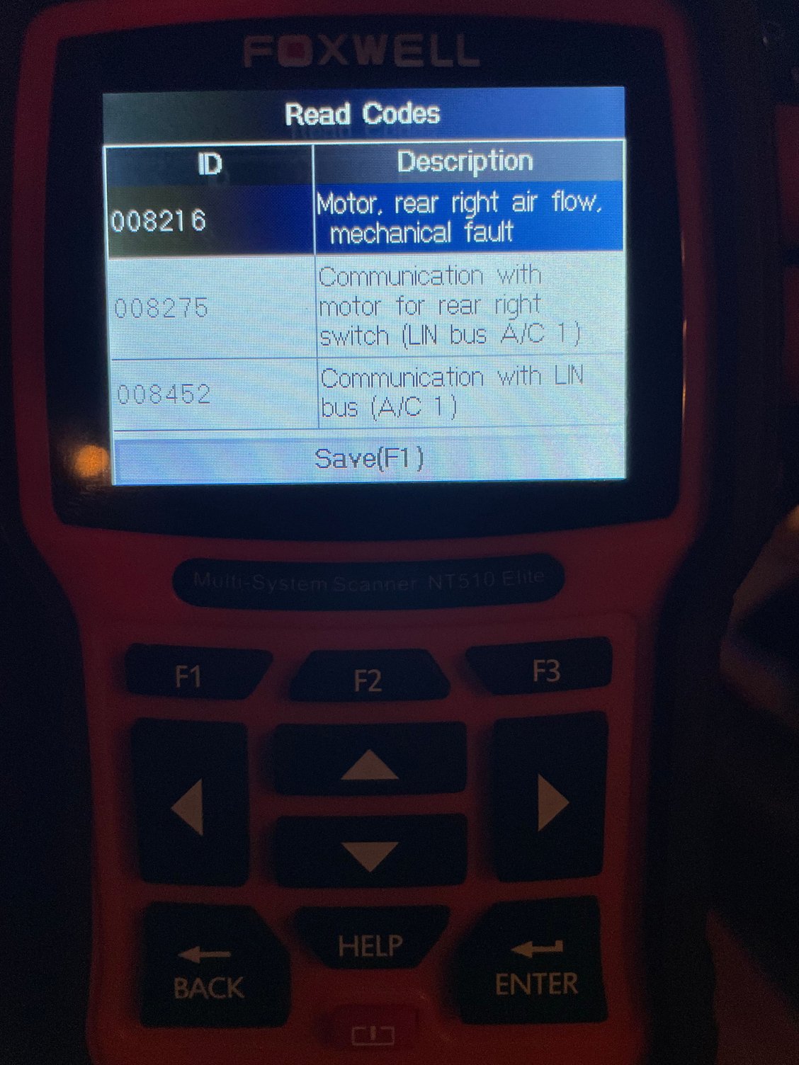 A/C Air flow issue C1 2097 Fault Rennlist Porsche Discussion Forums