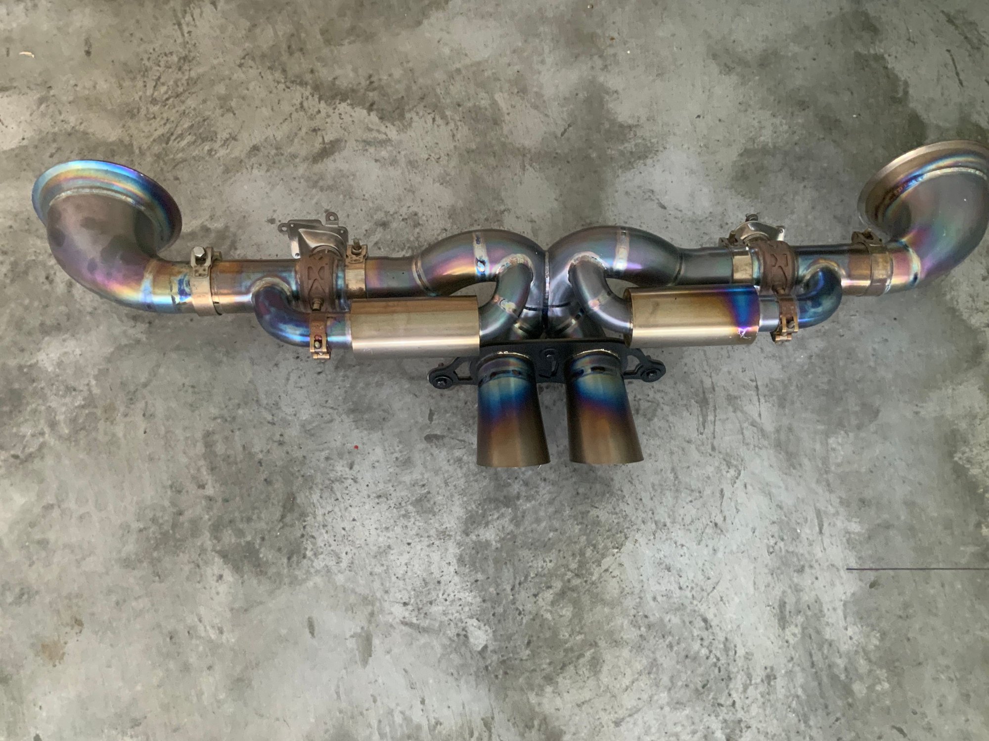 992 JCR Titanium Valved Exhaust for sale Rennlist Porsche Discussion Forums