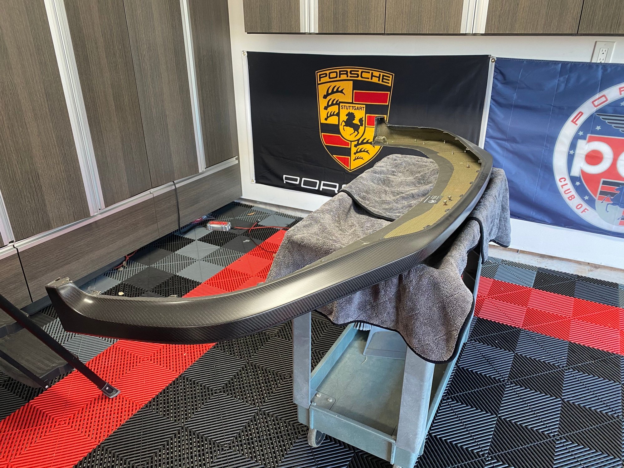 Exterior Body Parts - Vorsteiner wing and front spoiler GT3RS 991.1 - Used - 2016 to 2017 Porsche 911 - San Diego, CA 92106, United States