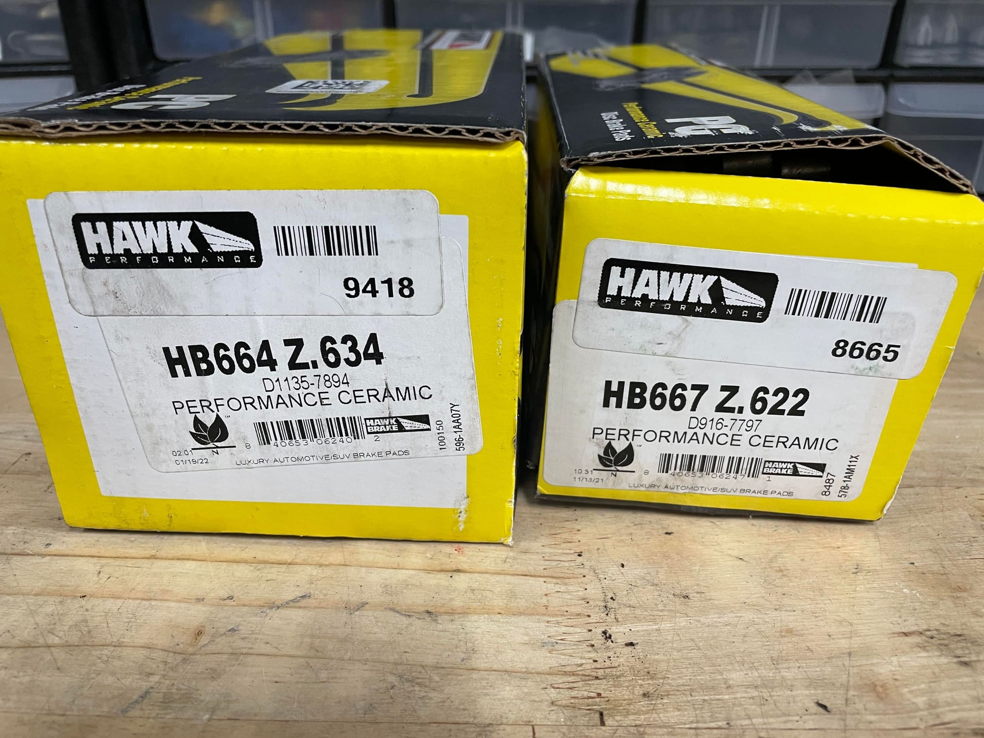 Brakes - 997 / 987 Hawk Performance Ceramic Brake Pads - Used - All Years  All Models - All Years  All Models - Austin, TX 78701, United States