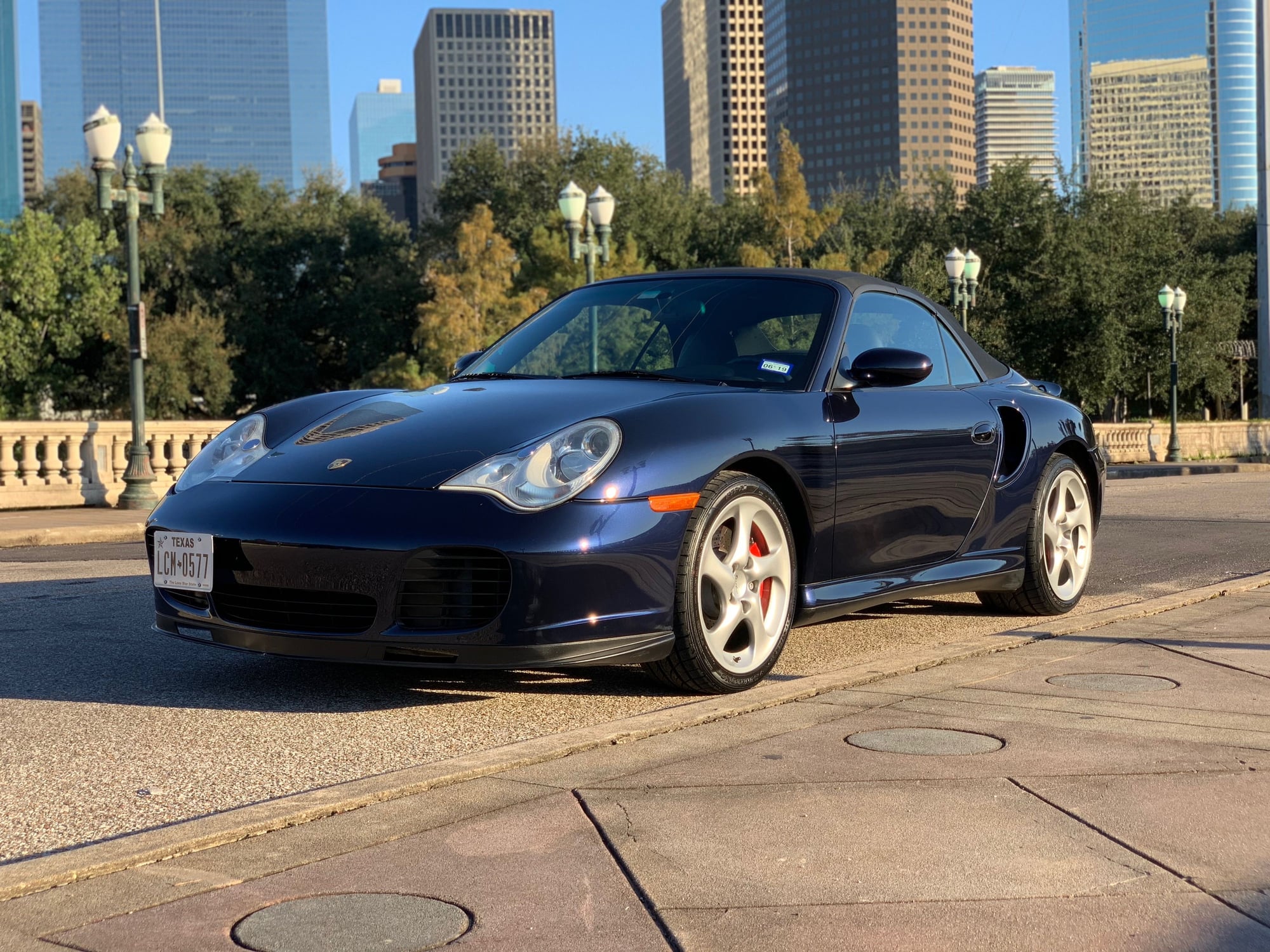 2004 Porsche 911 - 2004 Porsche 911 Turbo (996TT) - Used - VIN WP0CB29964S676435 - 58,500 Miles - 6 cyl - AWD - Manual - Convertible - Blue - Houston, TX 77007, United States