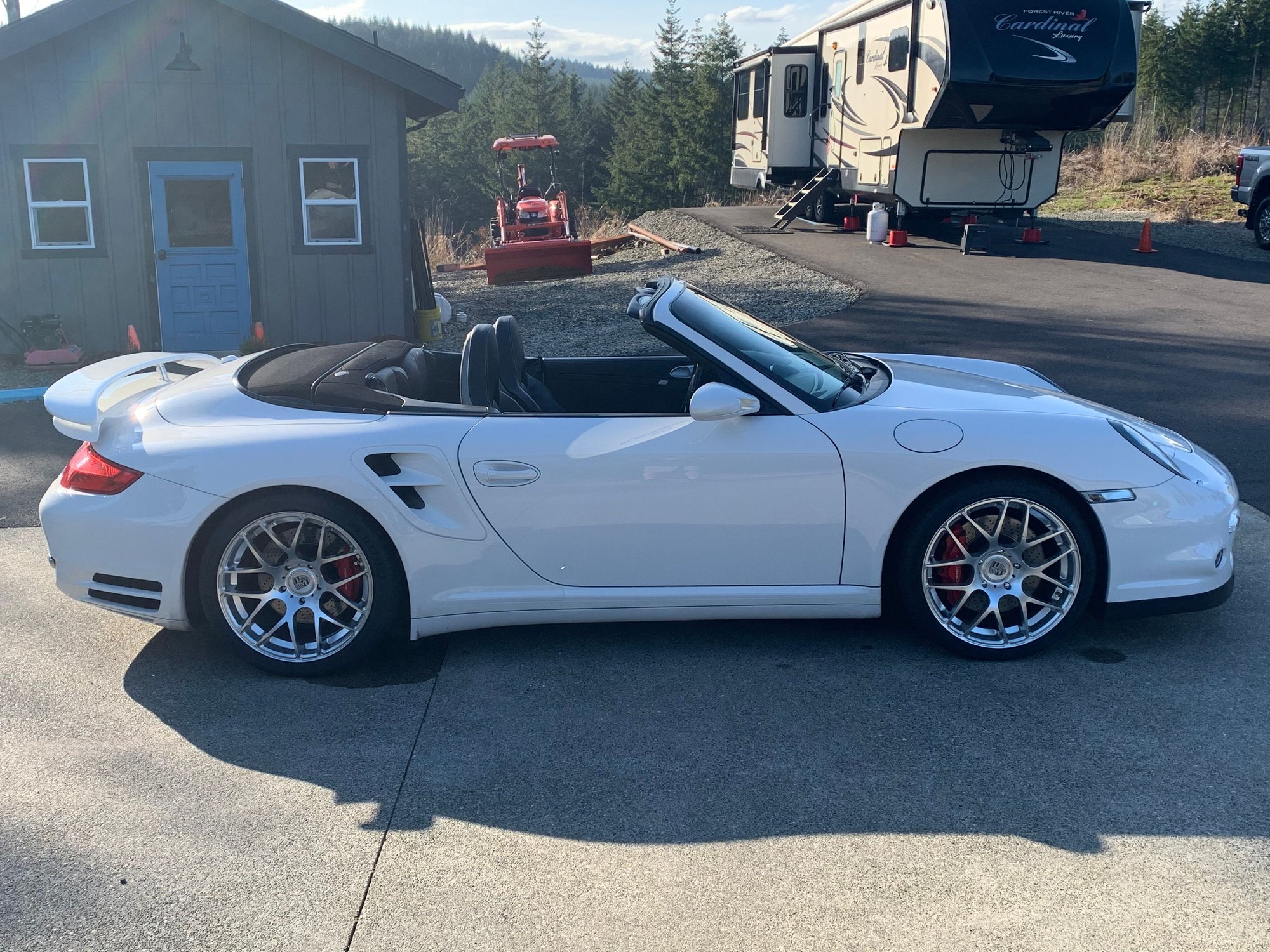2009 Porsche 911 - 997 Turbo Cabriolet - Mezger Engine, wind in your hair (if you still have hair)! - Used - VIN WP0CD29999S773615 - 54,500 Miles - 6 cyl - AWD - Automatic - Convertible - White - Littlerock, WA 98512, United States