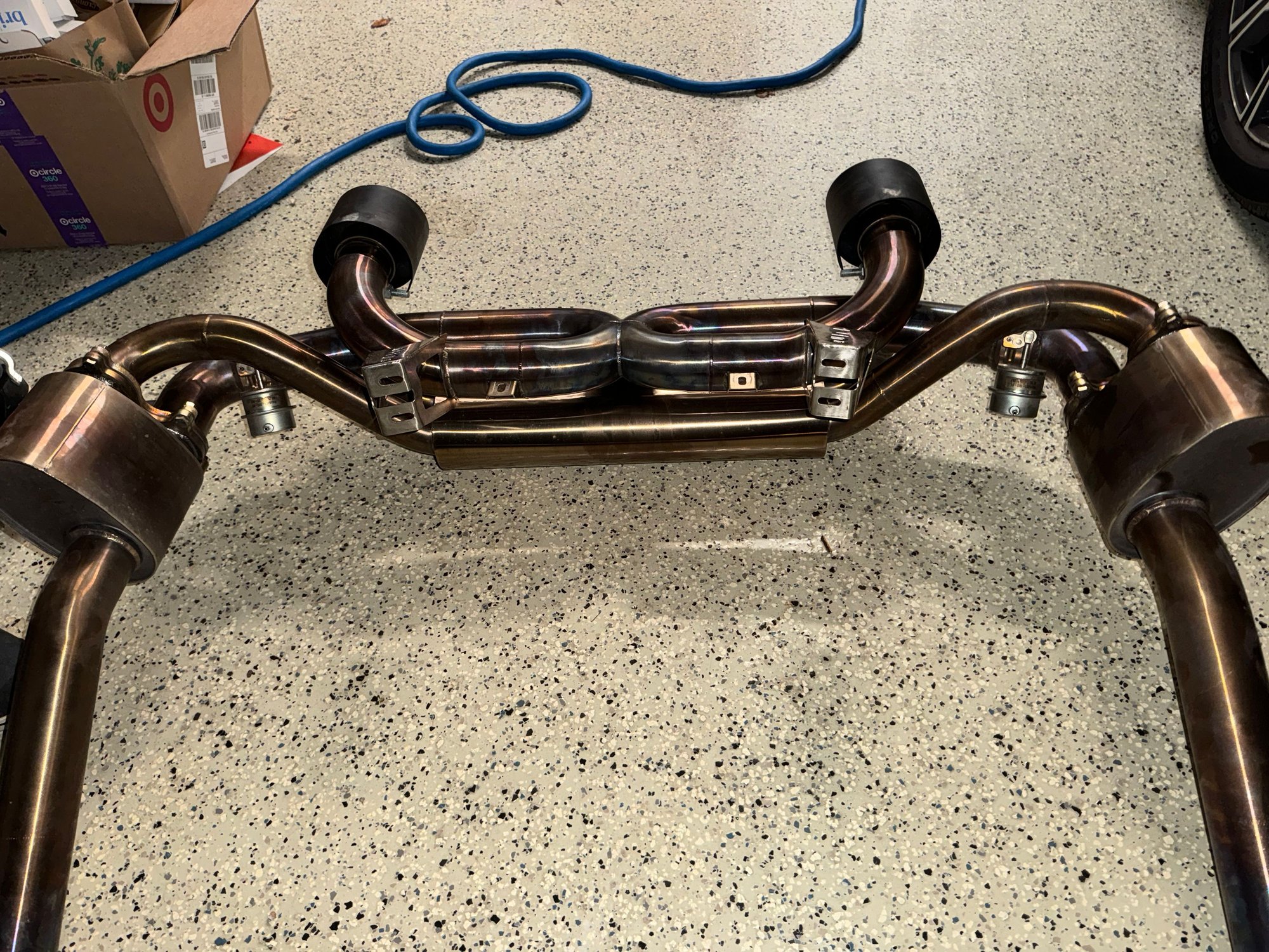 Engine - Exhaust - Kline GT4/Spyder/GTS 4.0 OAP and Rear Section Exhaust - Used - 2020 to 2024 Porsche Cayman GT4 - 2021 to 2025 Porsche 718 Cayman - 2020 to 2024 Porsche 718 Spyder - Raleigh, NC 27614, United States