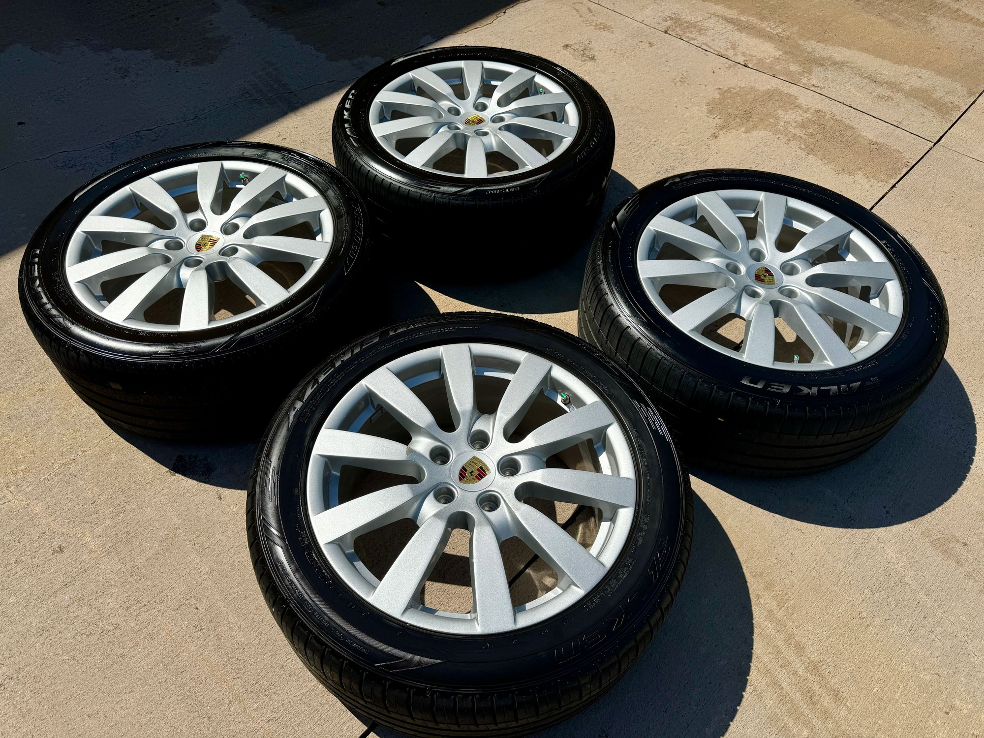 Wheels and Tires/Axles - Cayenne 958.1/958.2 9x20" Wheels, tires, tpms and wheel center caps - excellent shape - Used - All Years  All Models - Gainesville, GA 30506, United States