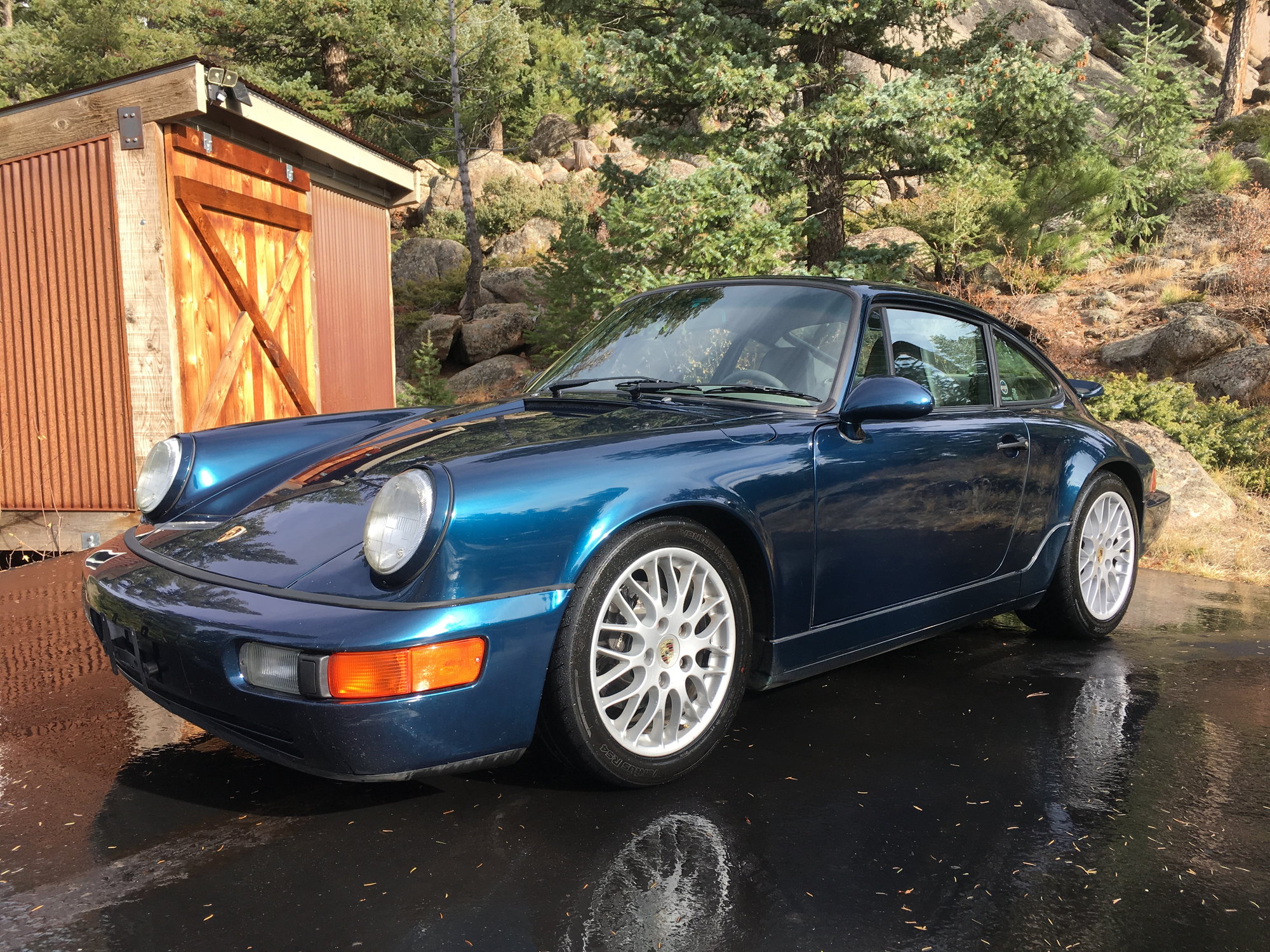 1993 Porsche 911 - 1993 Porsche Carrera 4 Coupe - Gorgeous Amazon Green and Well Maintained - Used - VIN WP0AB2963PS420142 - 124,500 Miles - 6 cyl - AWD - Manual - Coupe - Other - Evergreen, CO 80439, United States